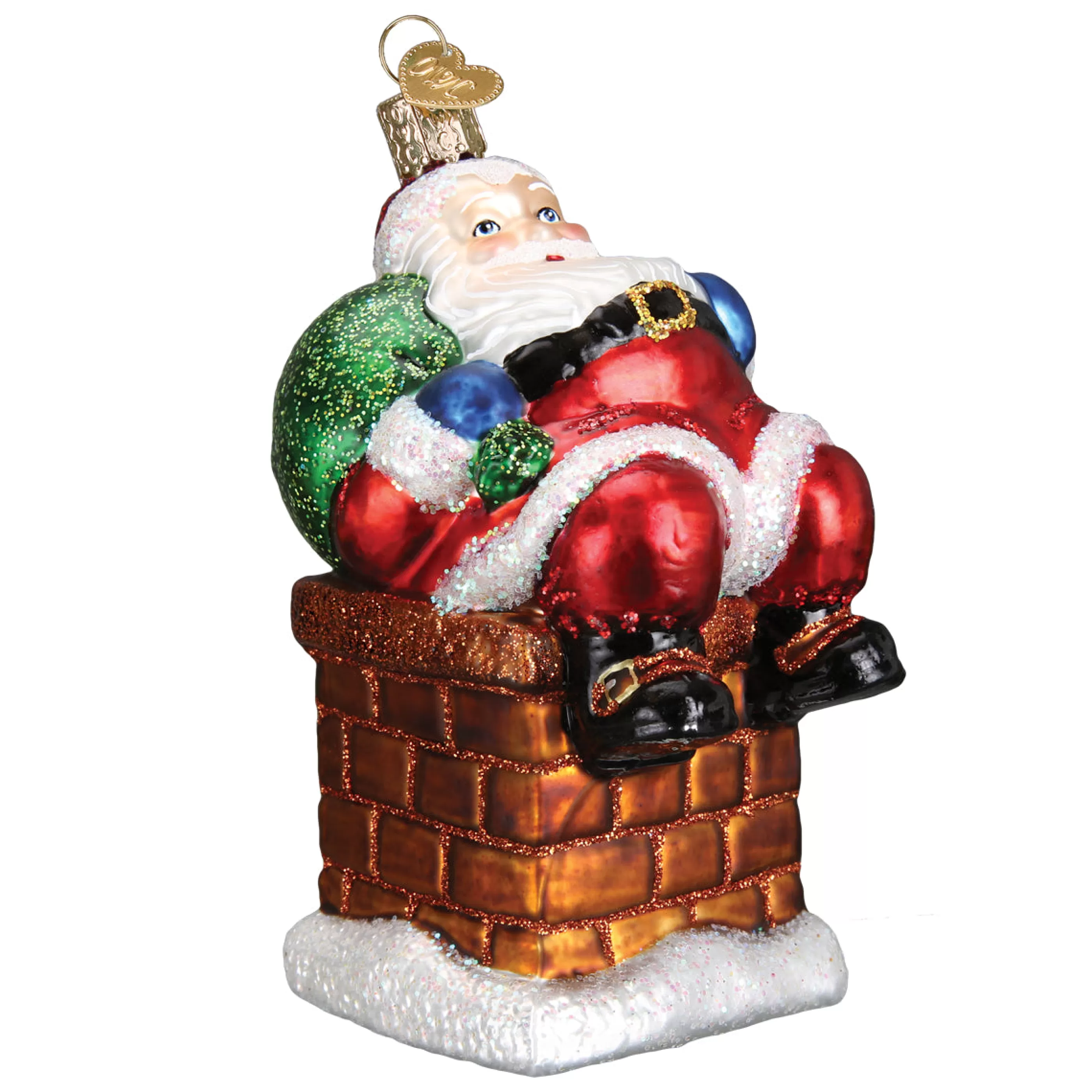 EAST WEST Chimney Stop Santa