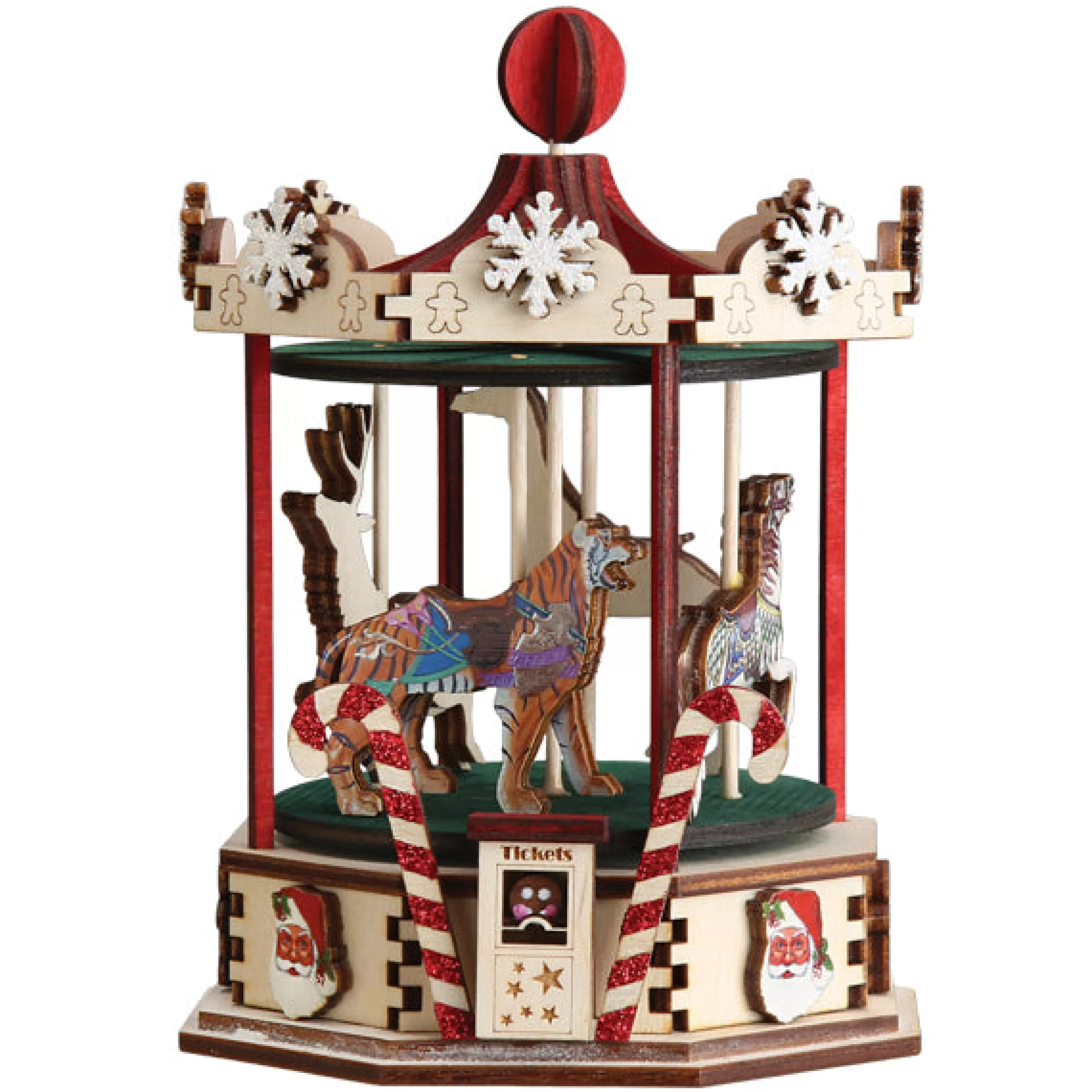 EAST WEST Christmas Carousel Ornament