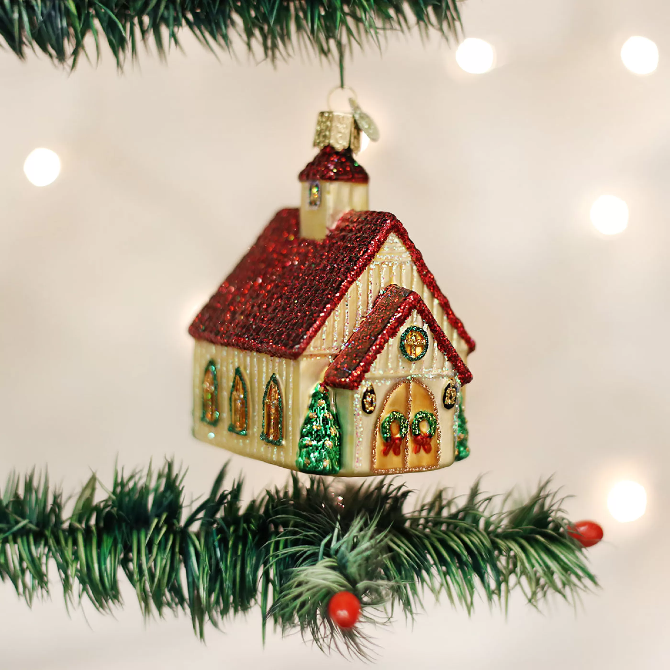 Kasa World Ltd Christmas Chapel Ornament