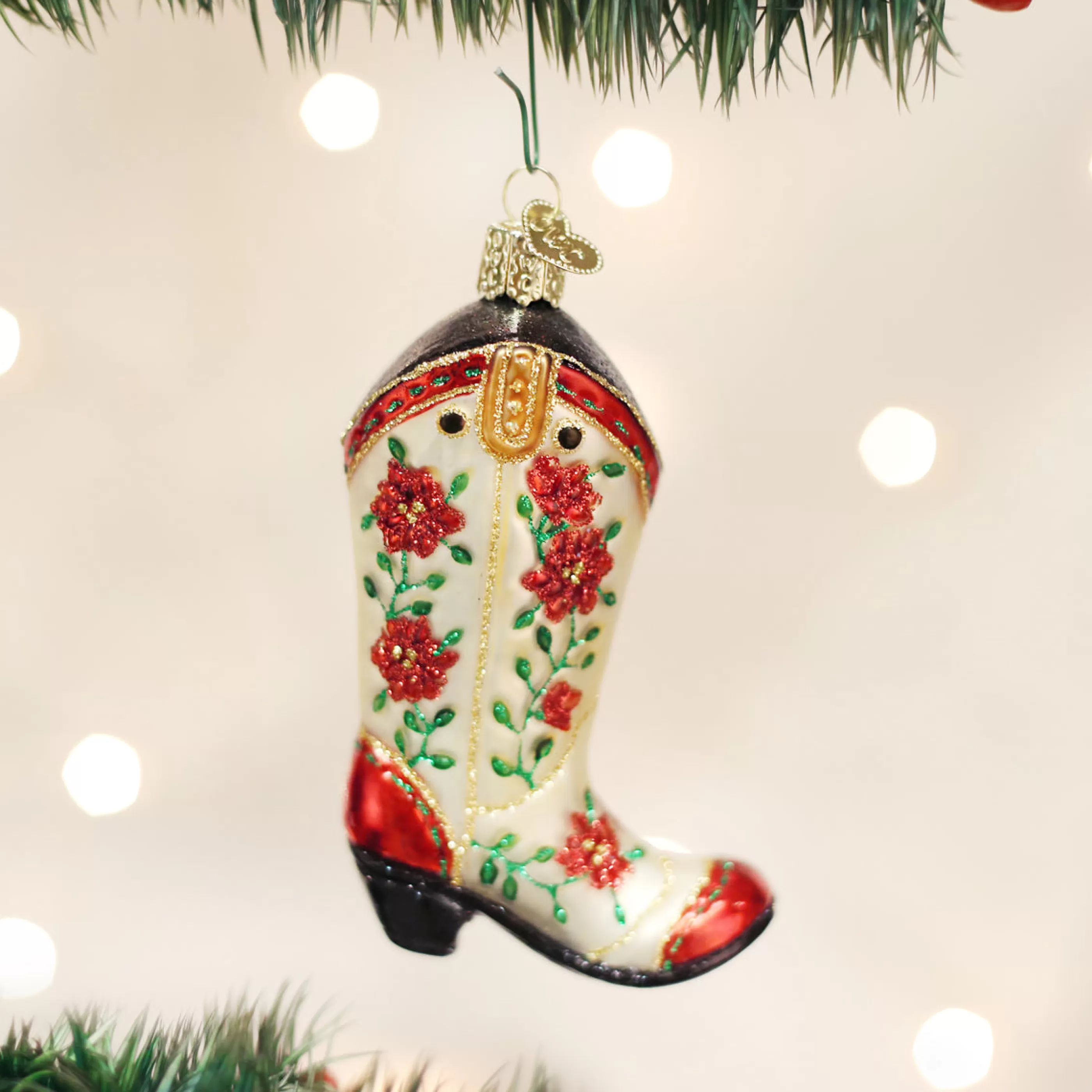 EAST WEST Christmas Cowgirl Boot