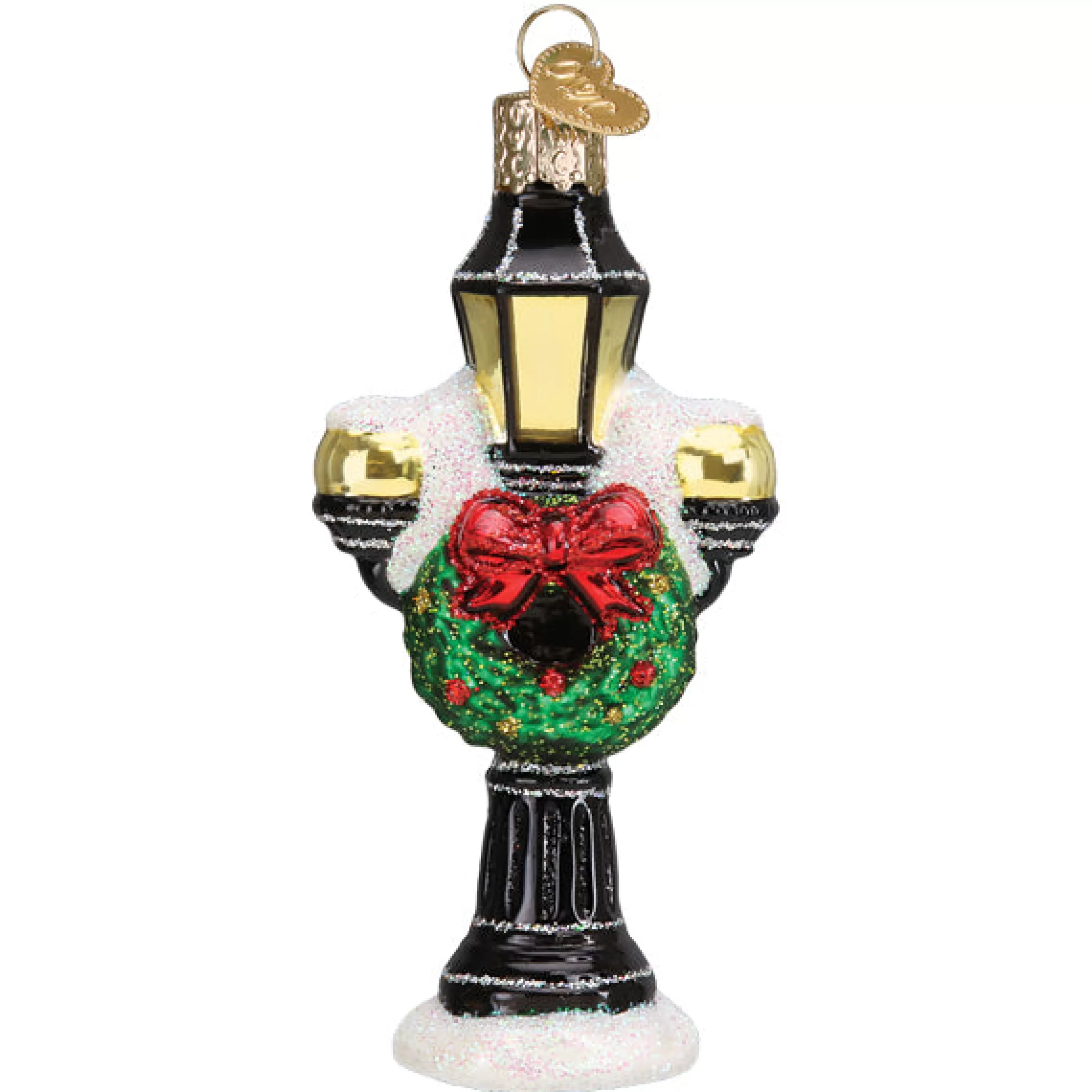 EAST WEST Christmas Lamp Post Ornament