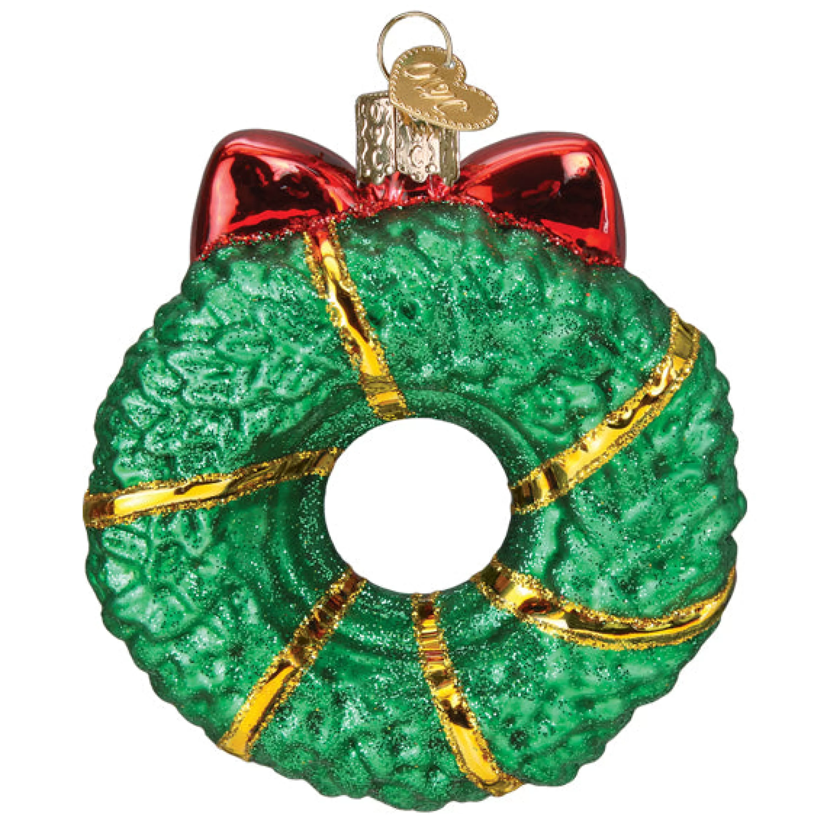 EAST WEST Christmas Wreath Ornament