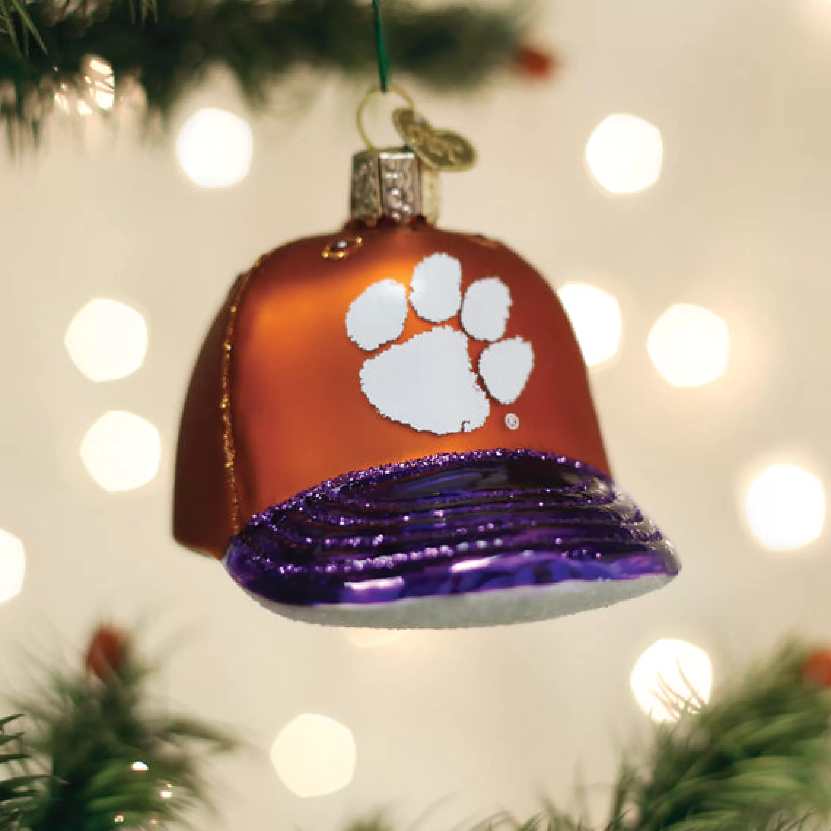 EAST WEST Clemson Baseball Cap Ornament