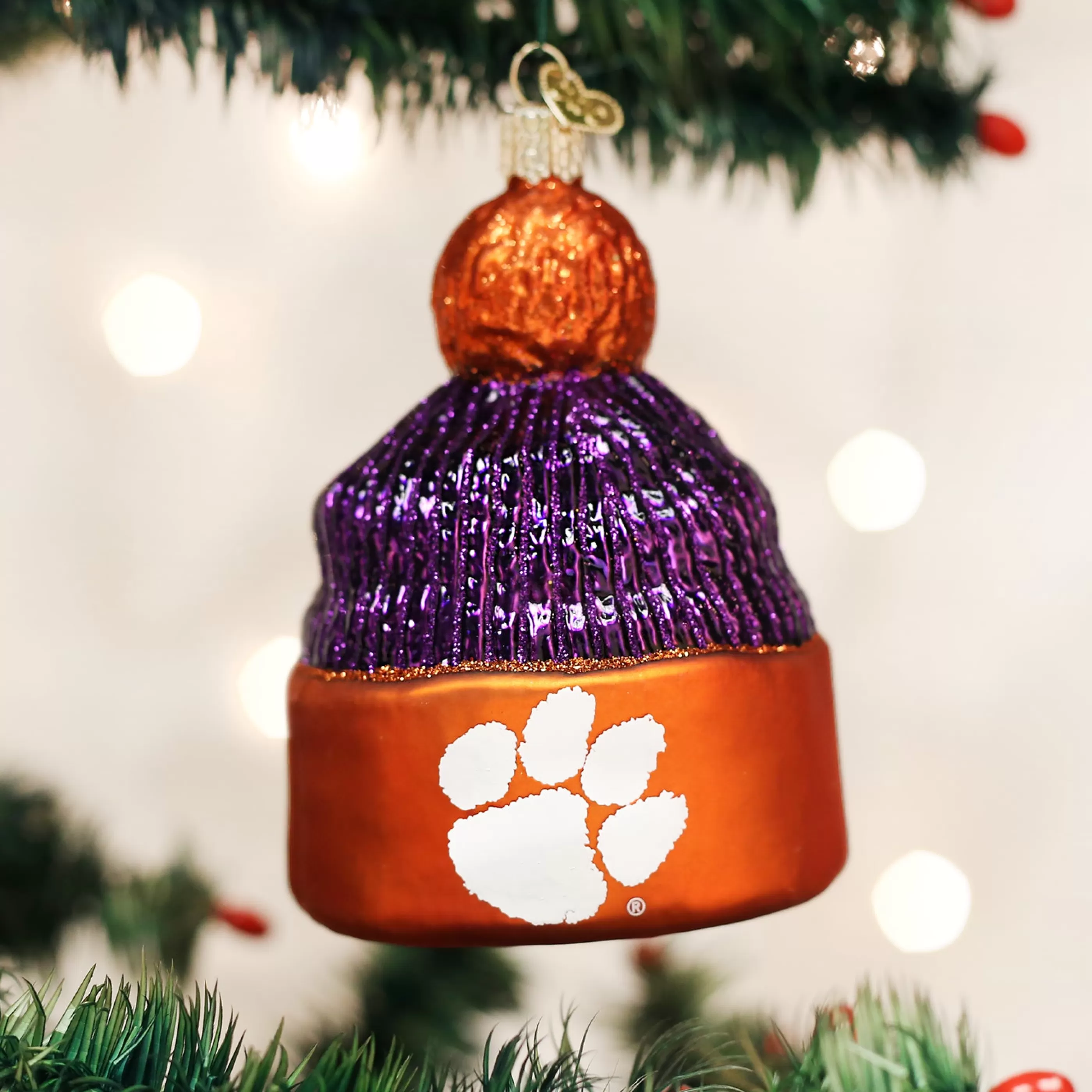 EAST WEST Clemson Beanie Ornament