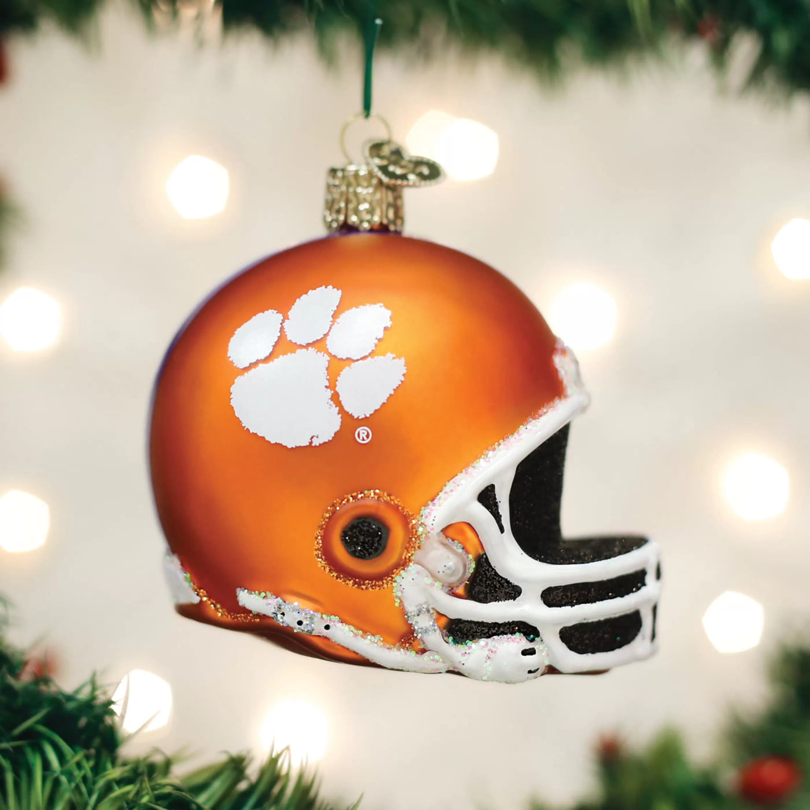 EAST WEST Clemson Helmet Ornament