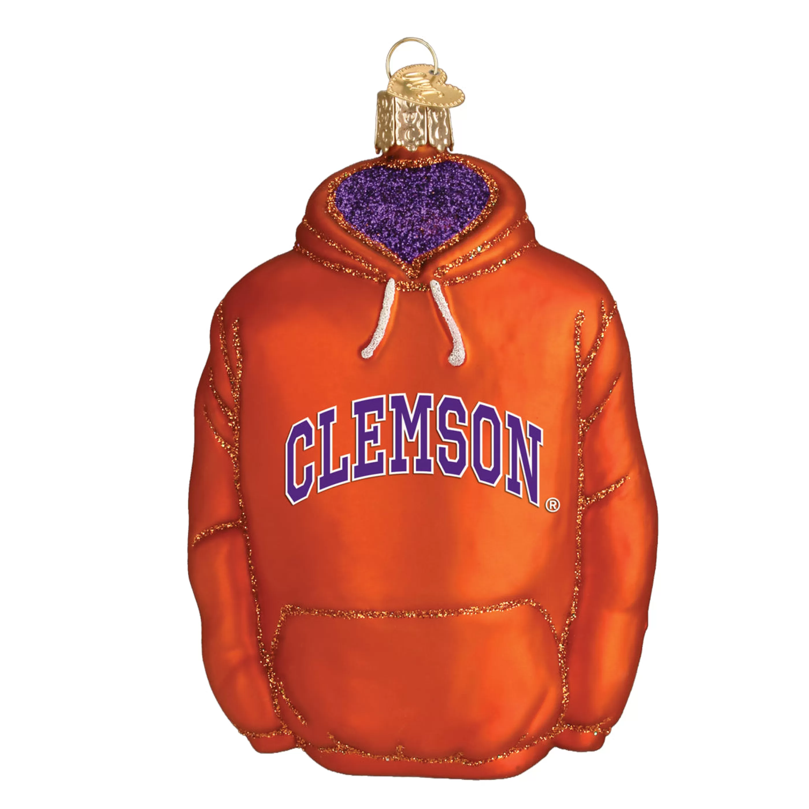 EAST WEST Clemson Hoodie Ornament