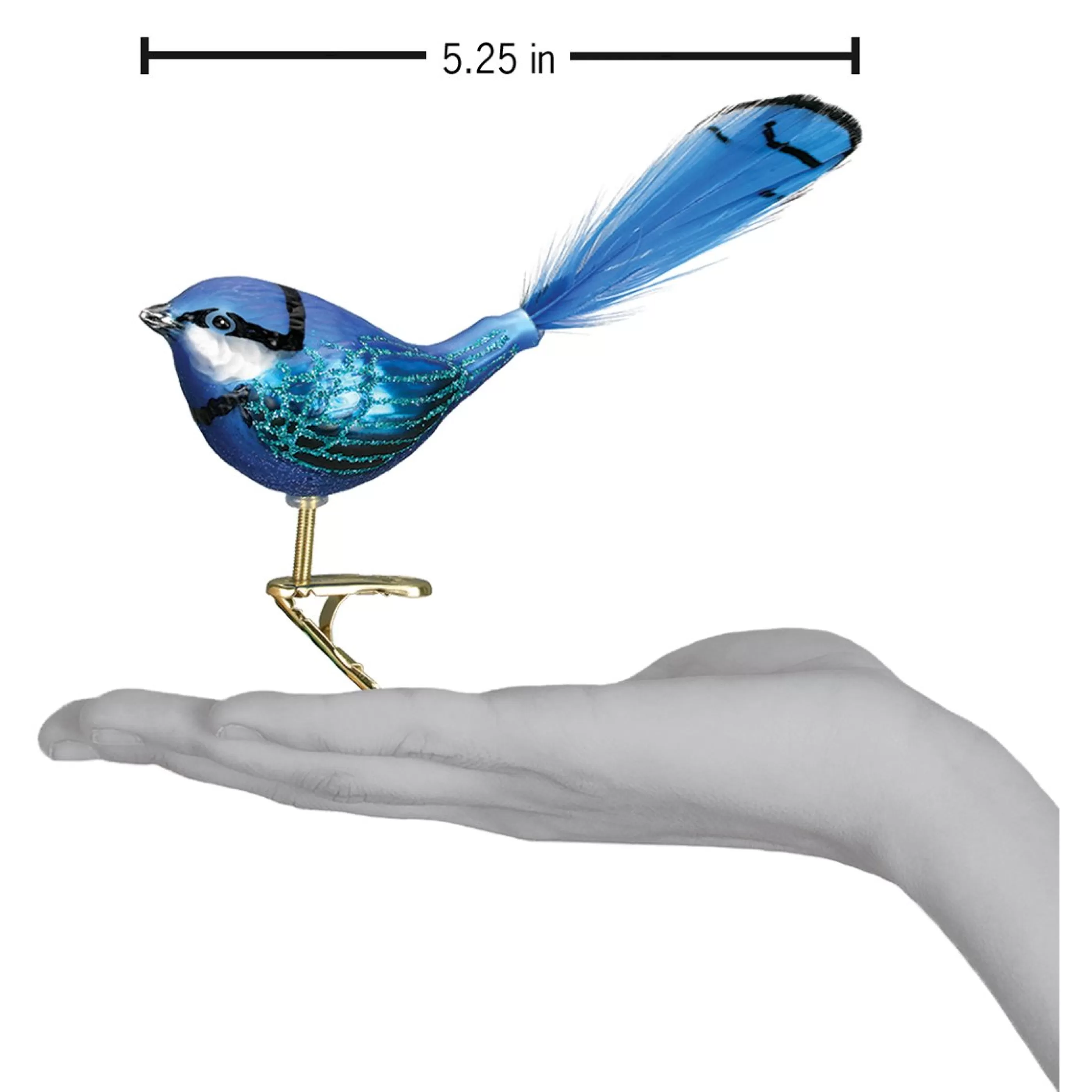 EAST WEST Clip-On Fairy Wren Ornament