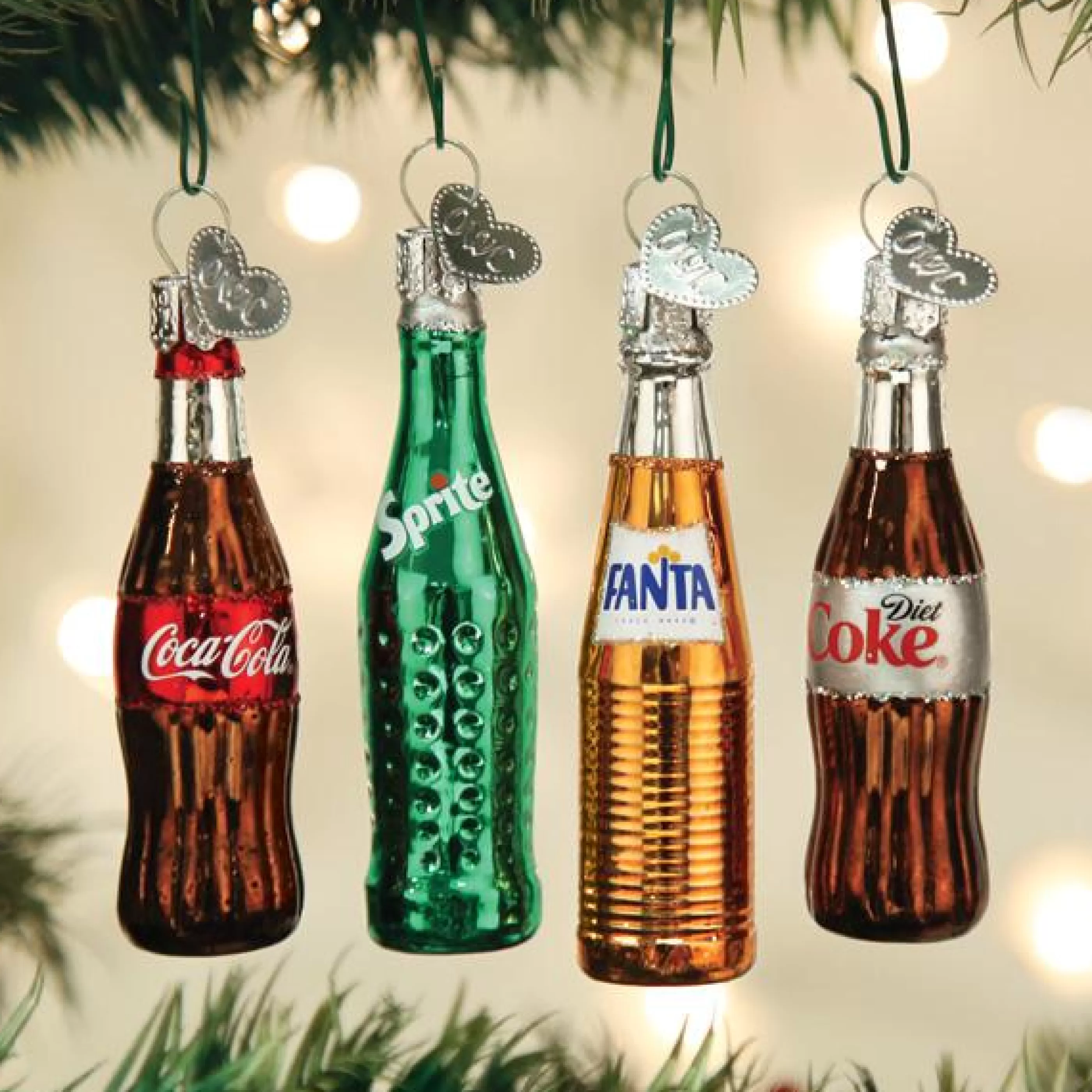 EAST WEST Coca-Cola Mini Beverage Set Ornament