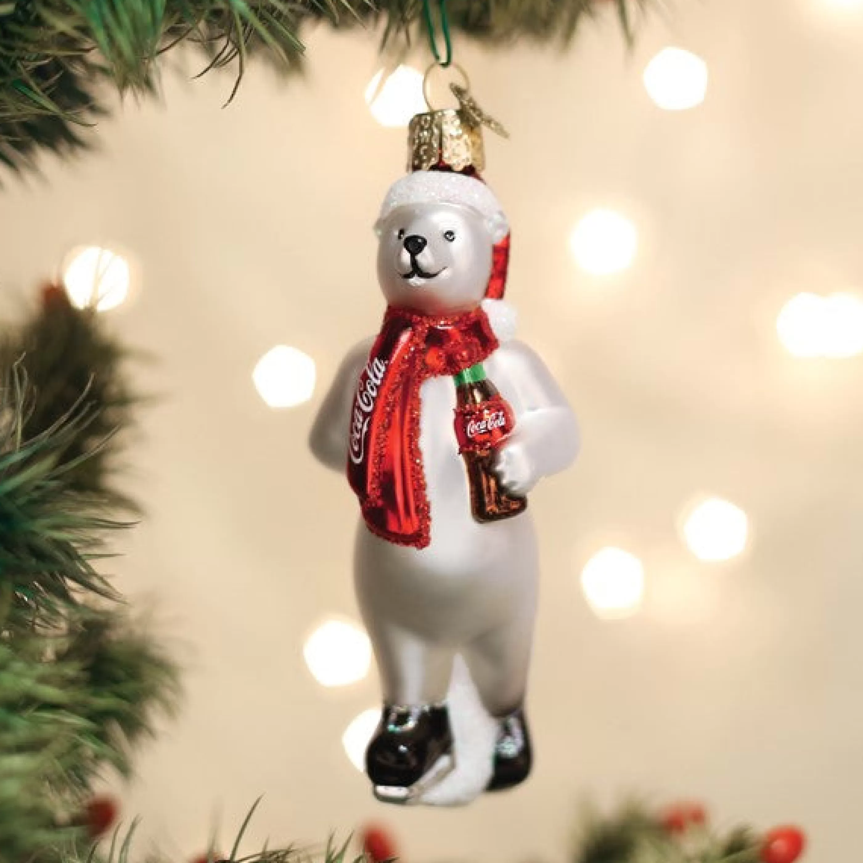 Kasa World Ltd Coca-Cola Polar Bear Ornament