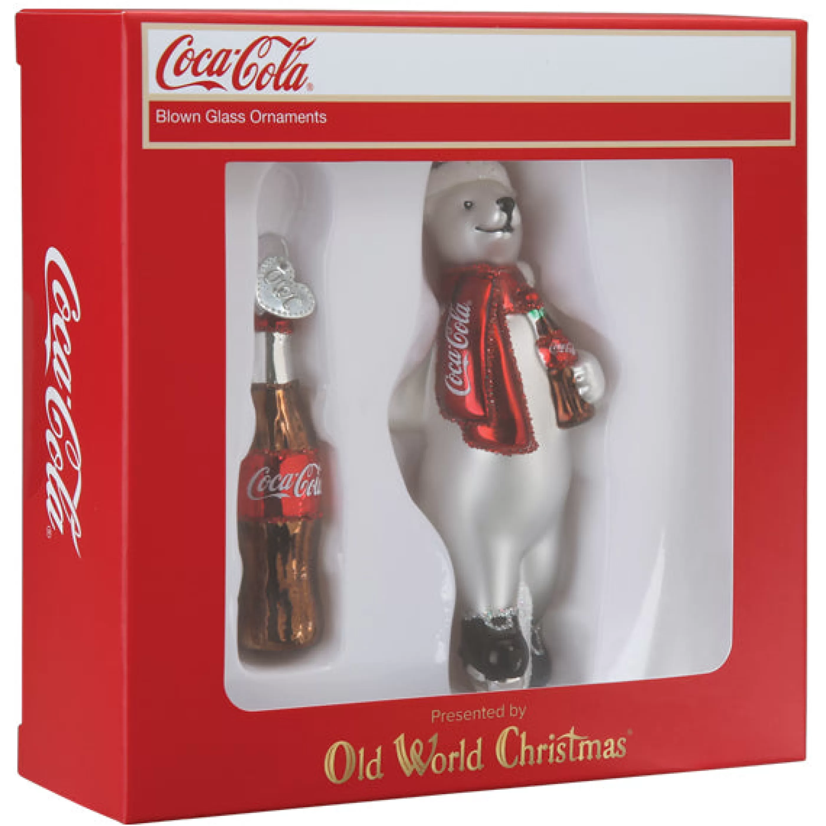 EAST WEST Coca-Cola Polar Bear Set Ornament