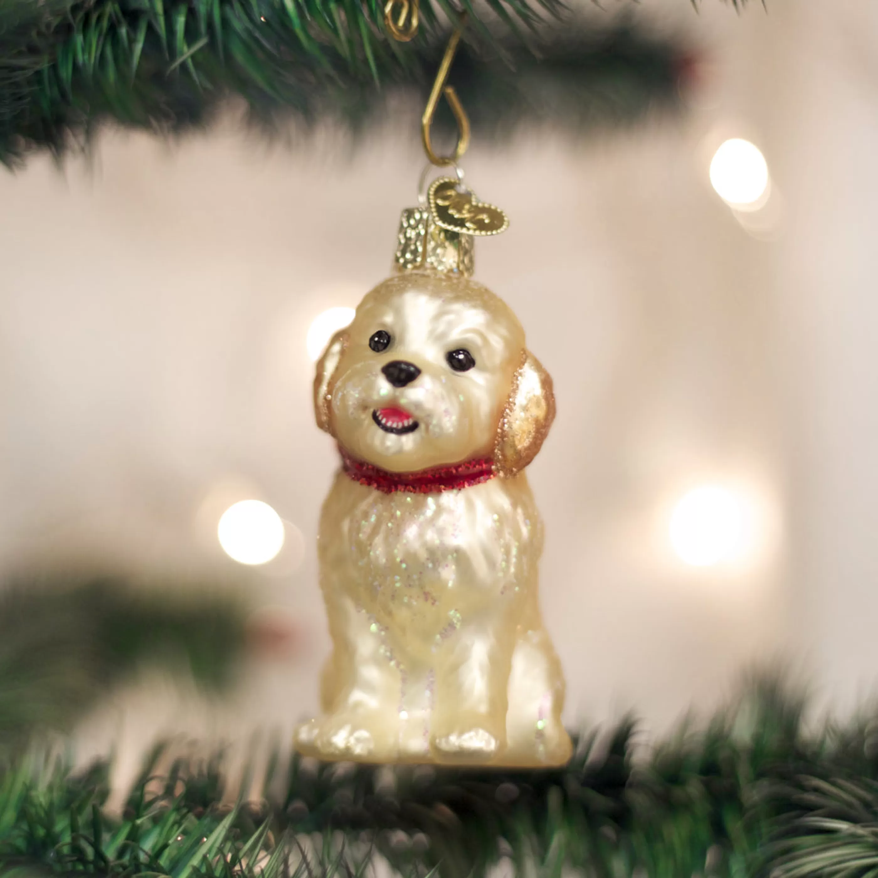 EAST WEST Cockapoo Puppy Ornament