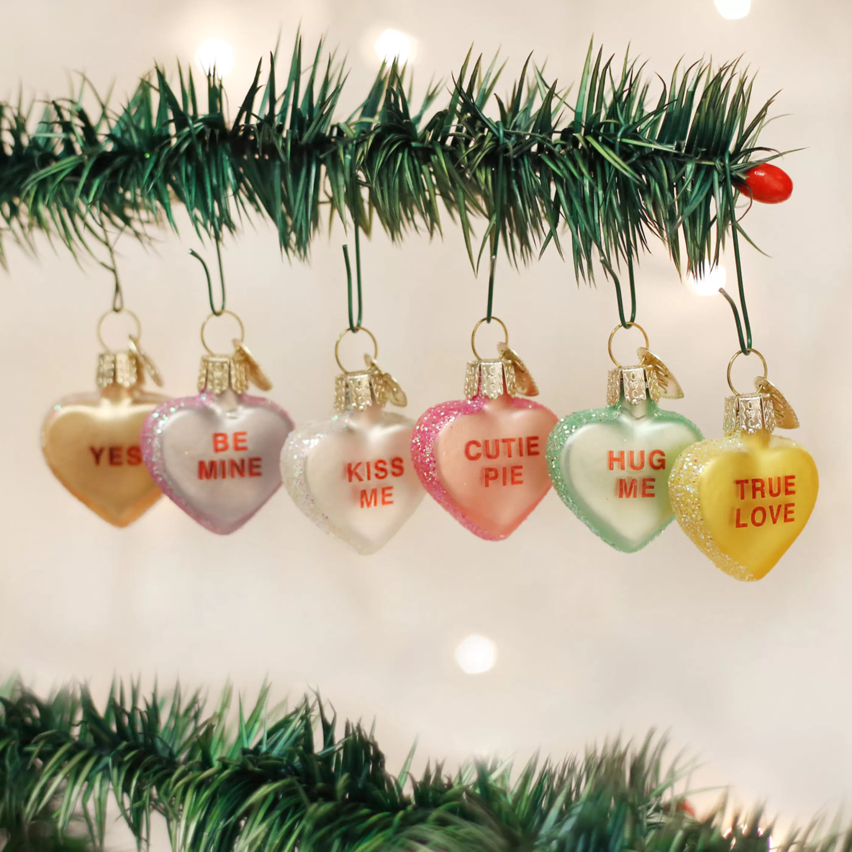 Kasa World Ltd Conversation Heart (A) Ornament