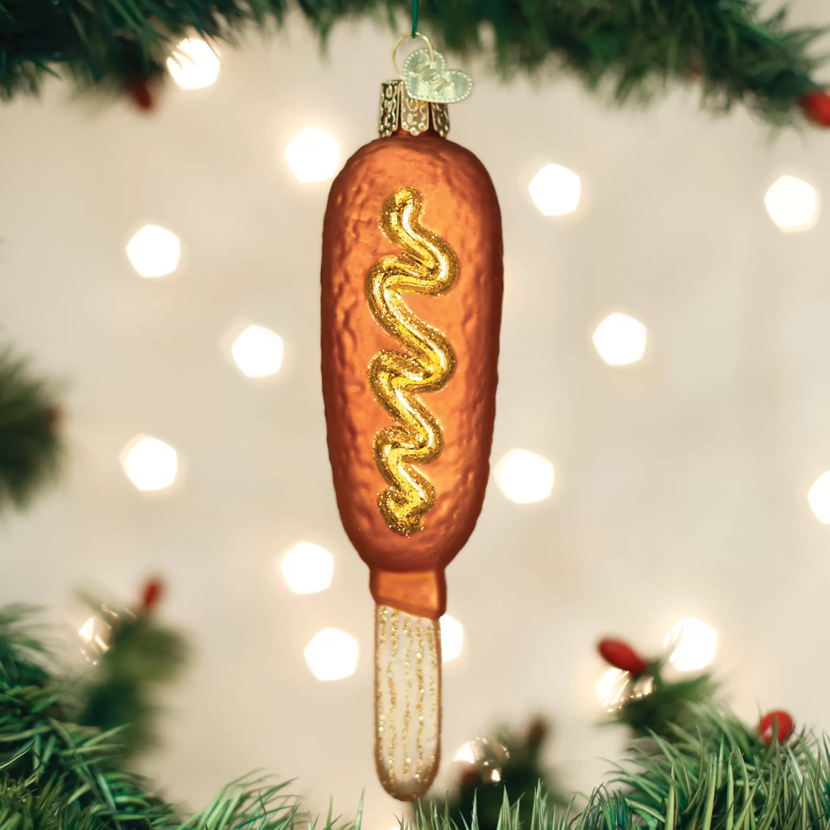 EAST WEST Corn Dog Ornament