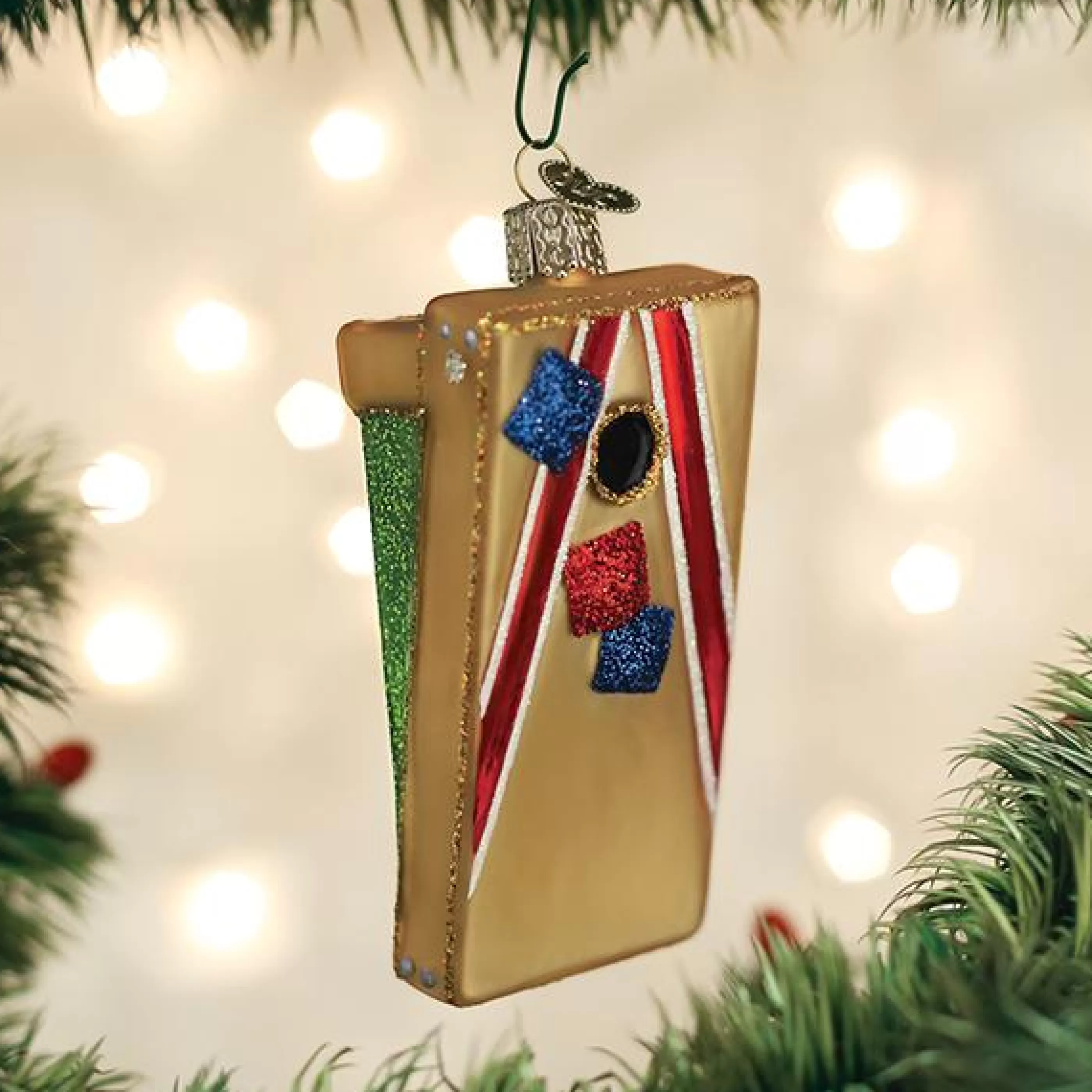 EAST WEST Corn Hole Game Ornament