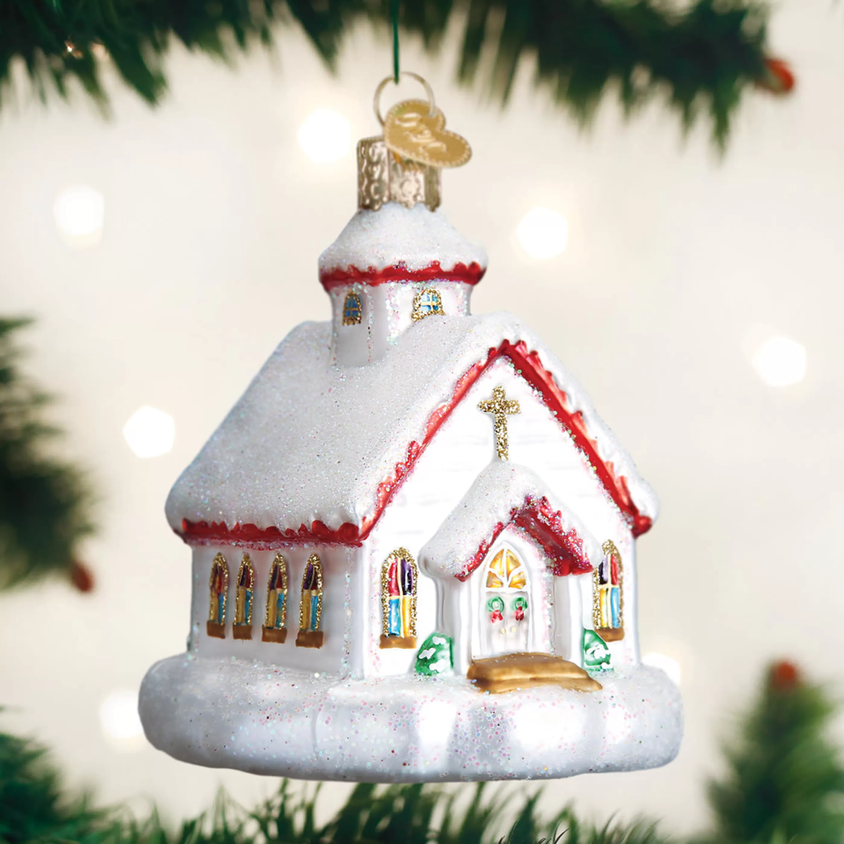 Kasa World Ltd Country Church Ornament