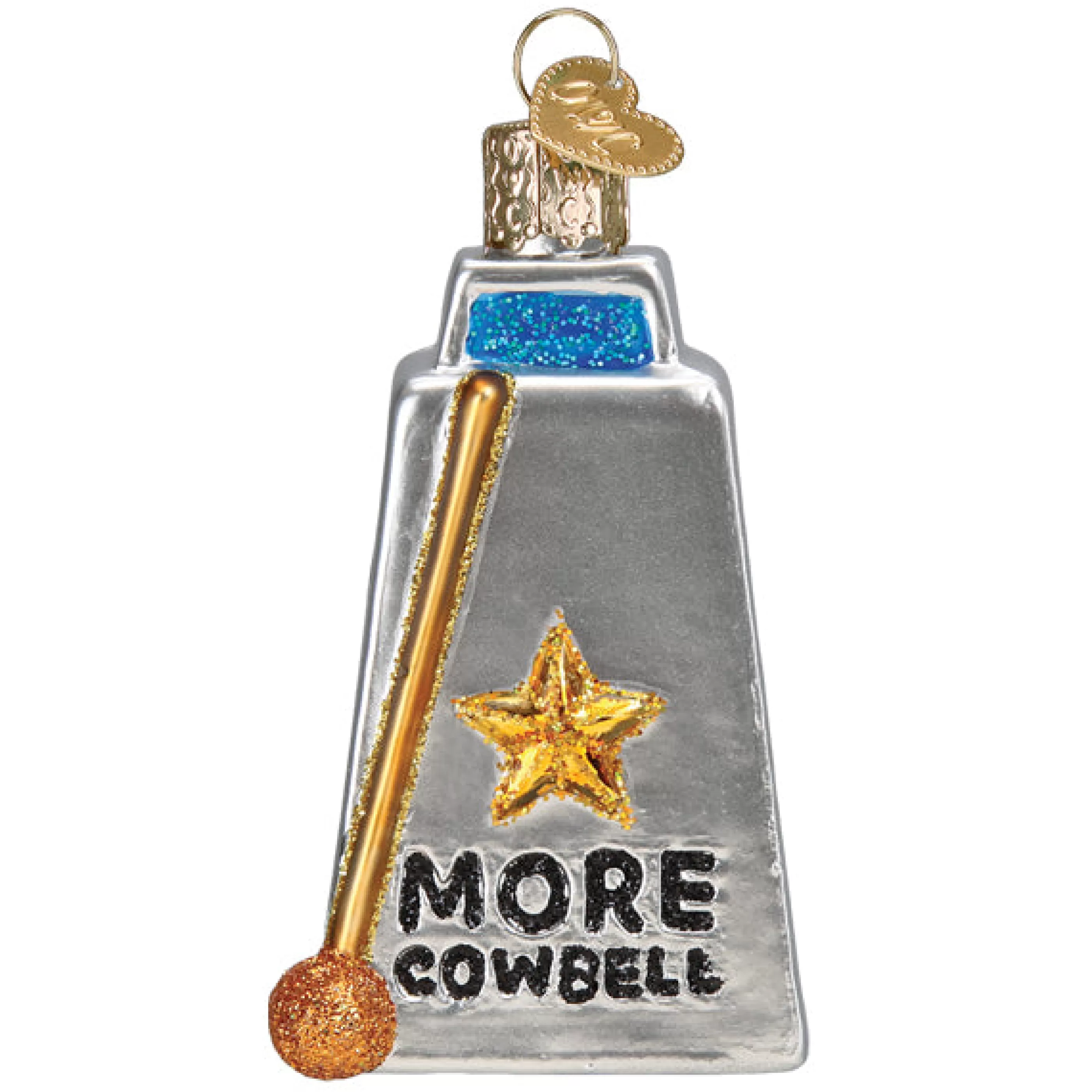 EAST WEST Cowbell Ornament