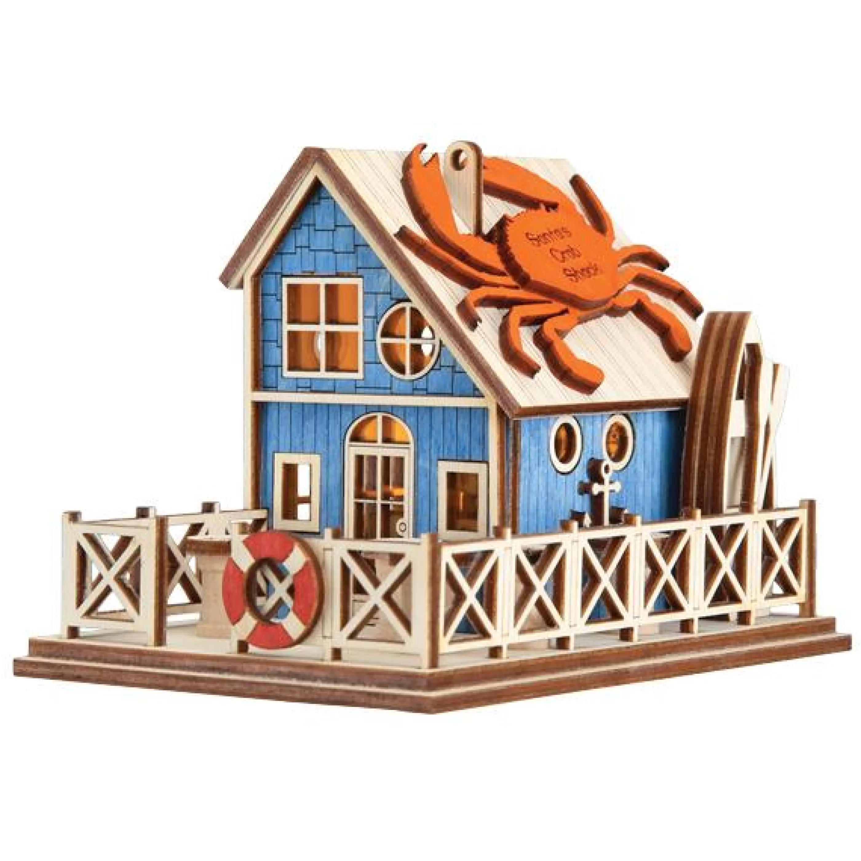 EAST WEST Crab Shack Ornament