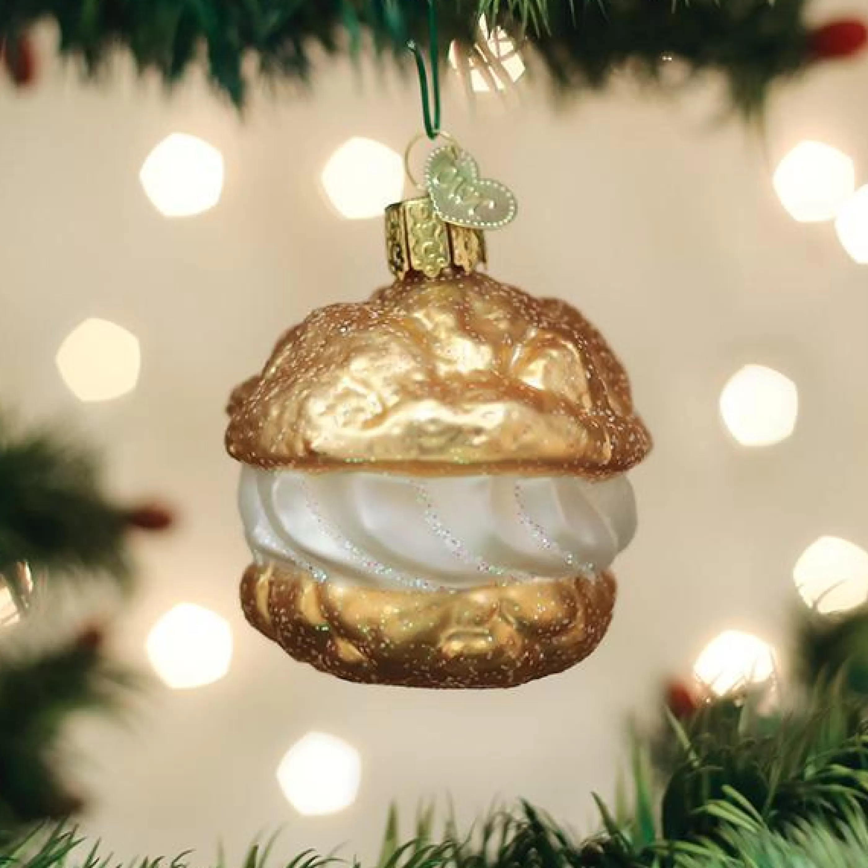 EAST WEST Cream Puff Ornament