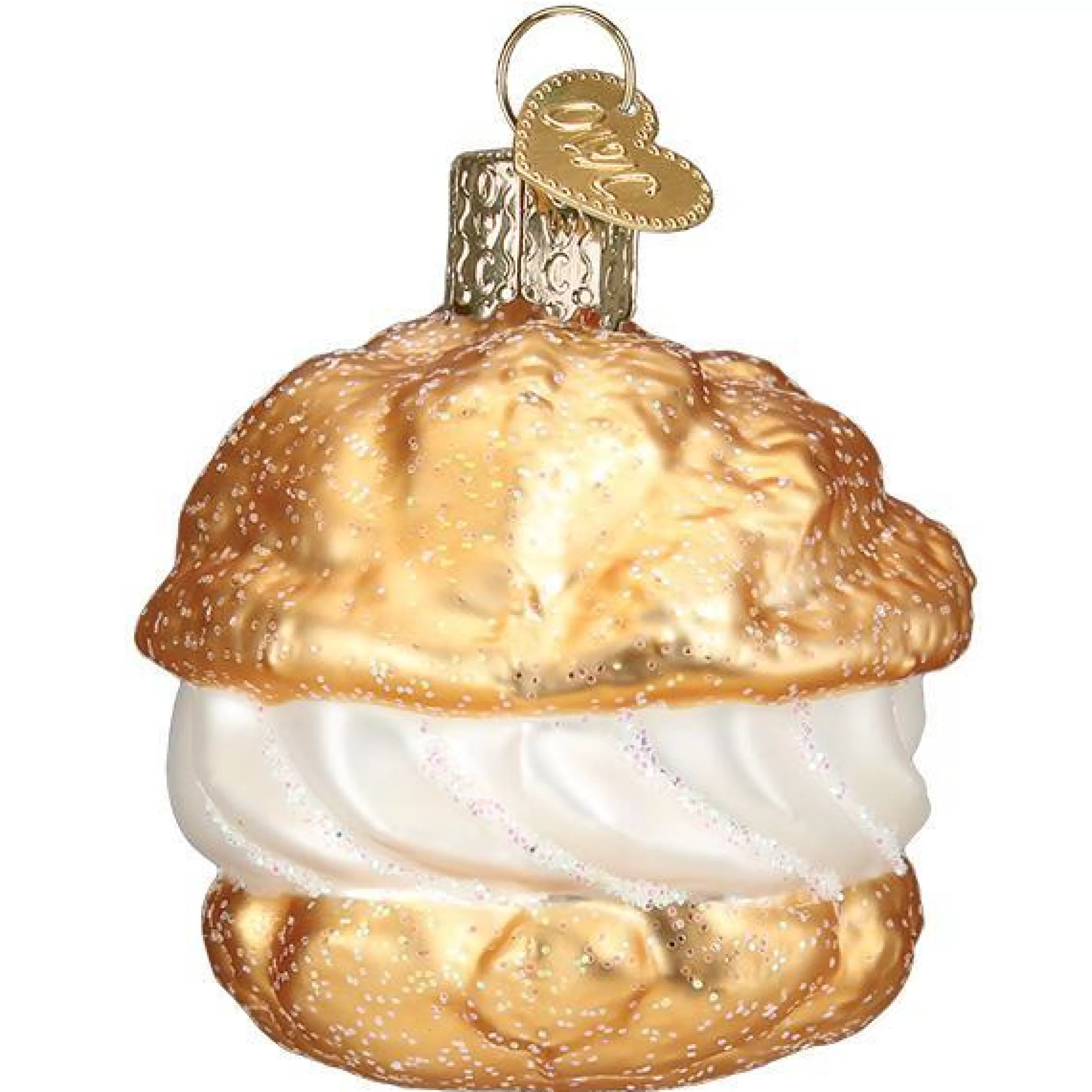 EAST WEST Cream Puff Ornament