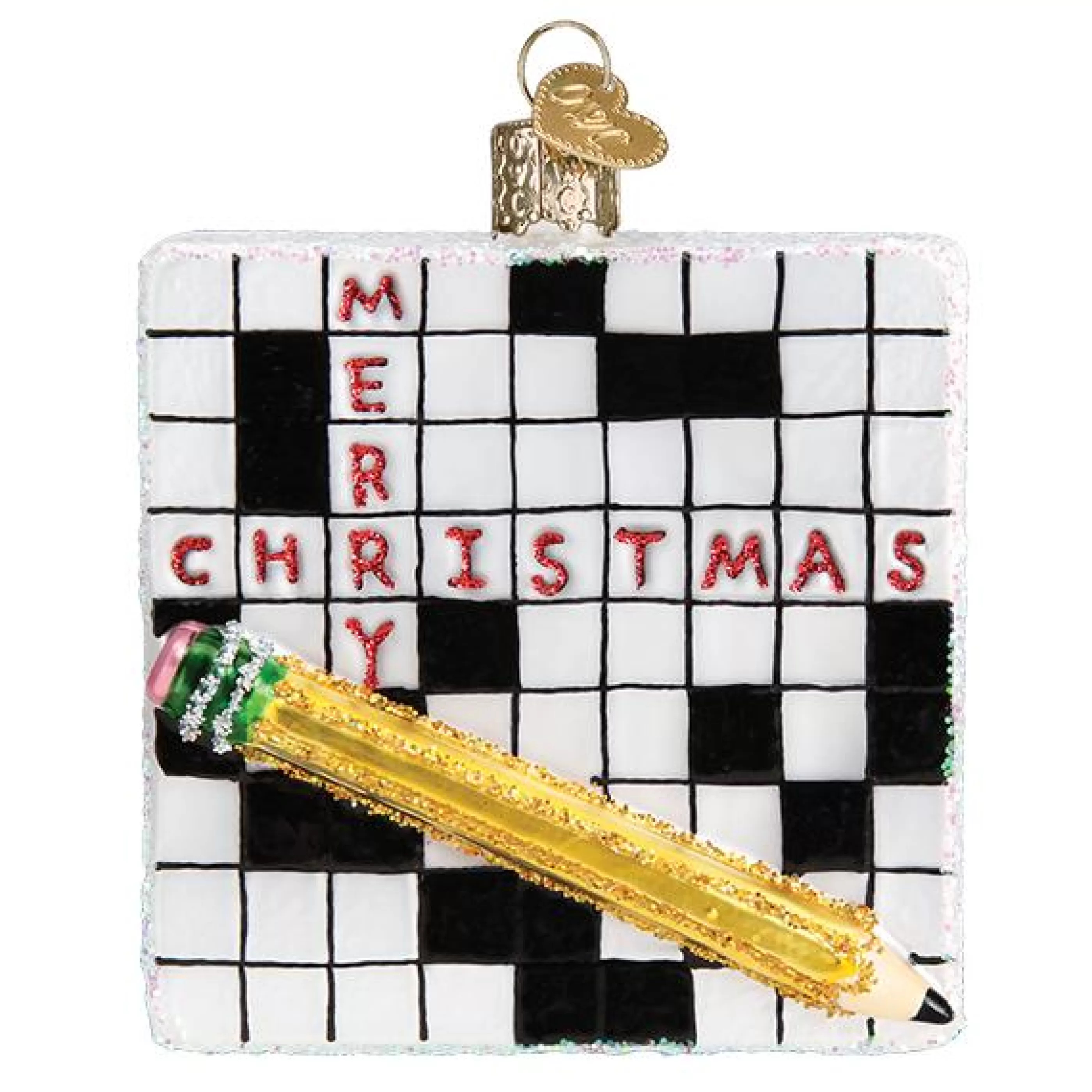 Kasa World Ltd Crossword Puzzle Ornament