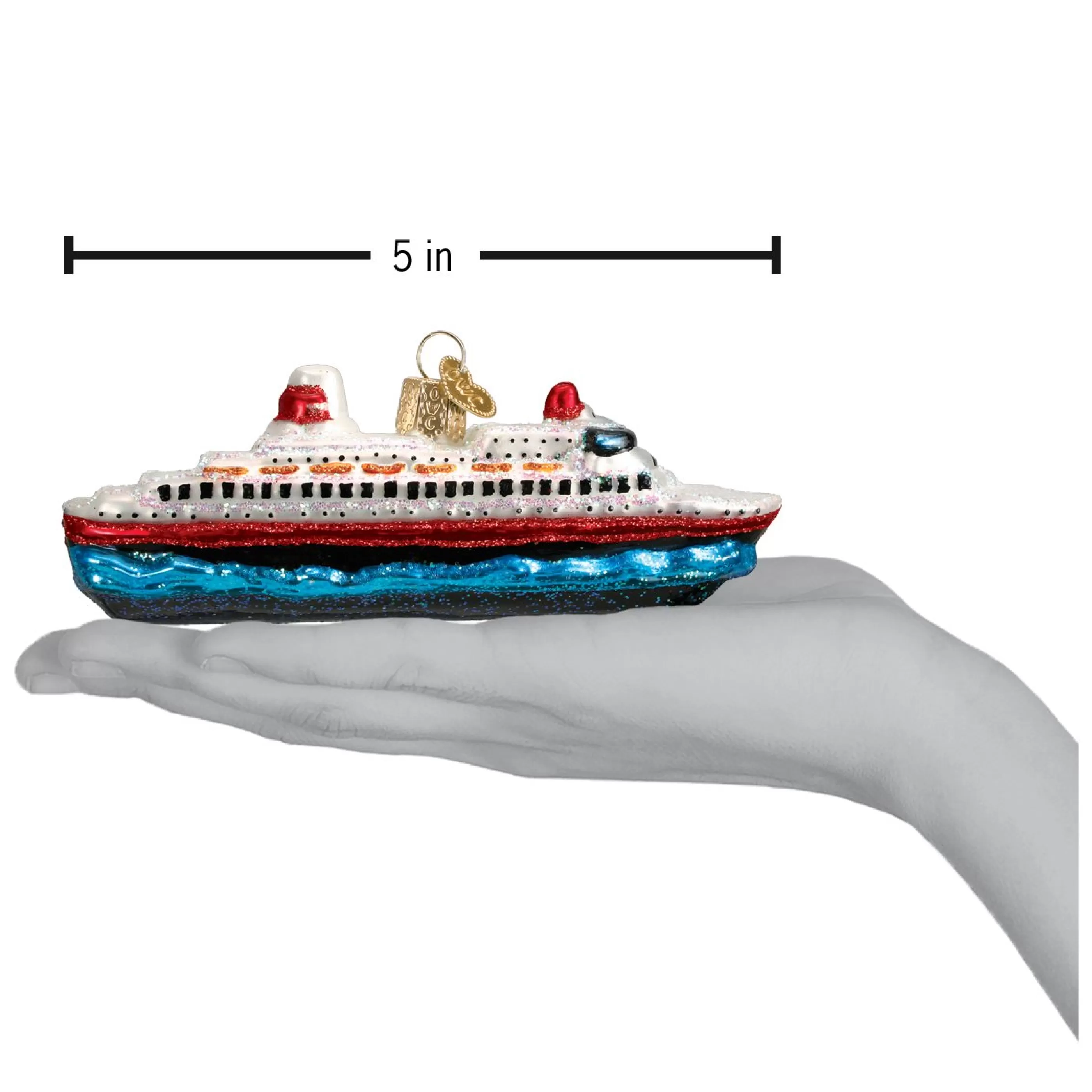 Kasa World Ltd Cruise Ship Ornament