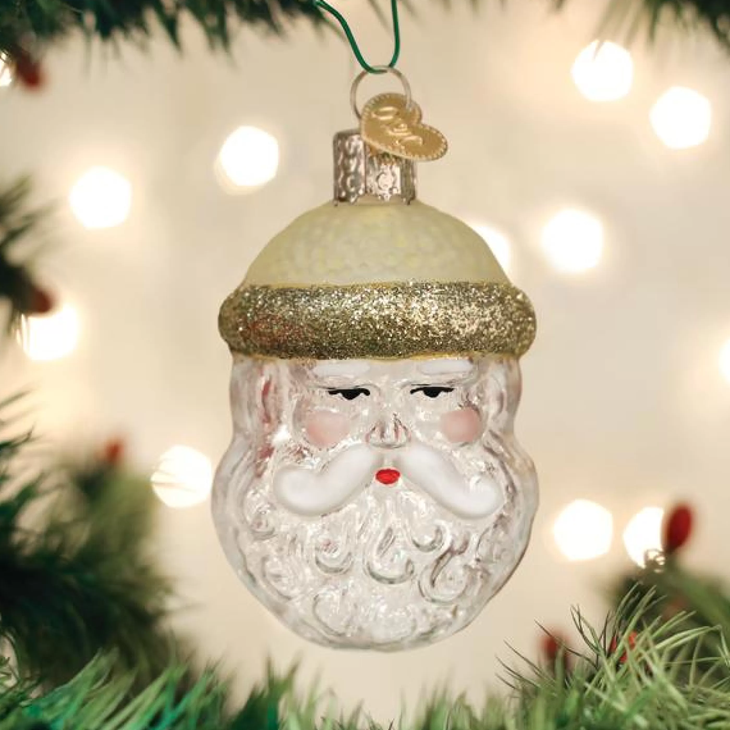 Kasa World Ltd Crystal Santa Ornament