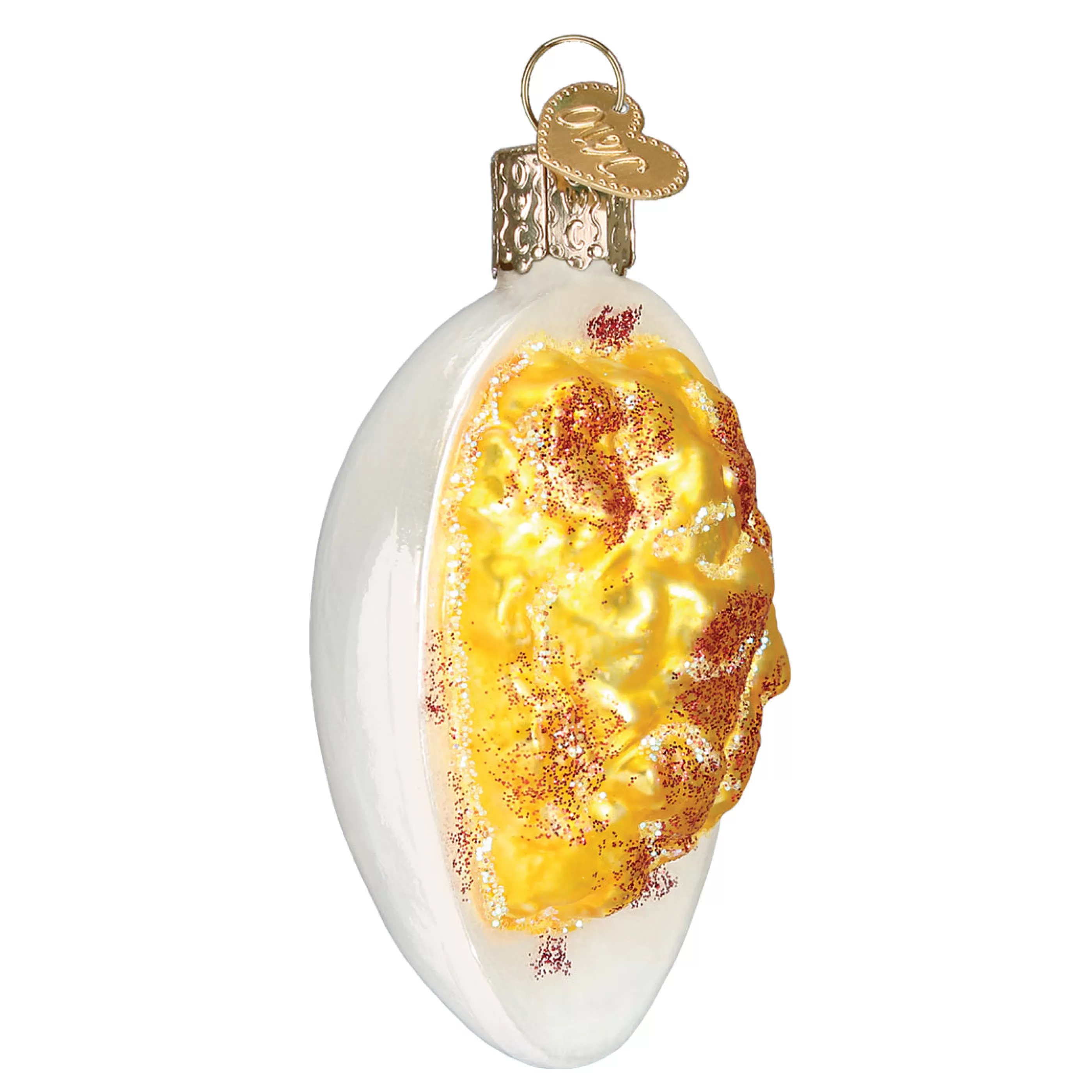 EAST WEST Deviled Egg Ornament