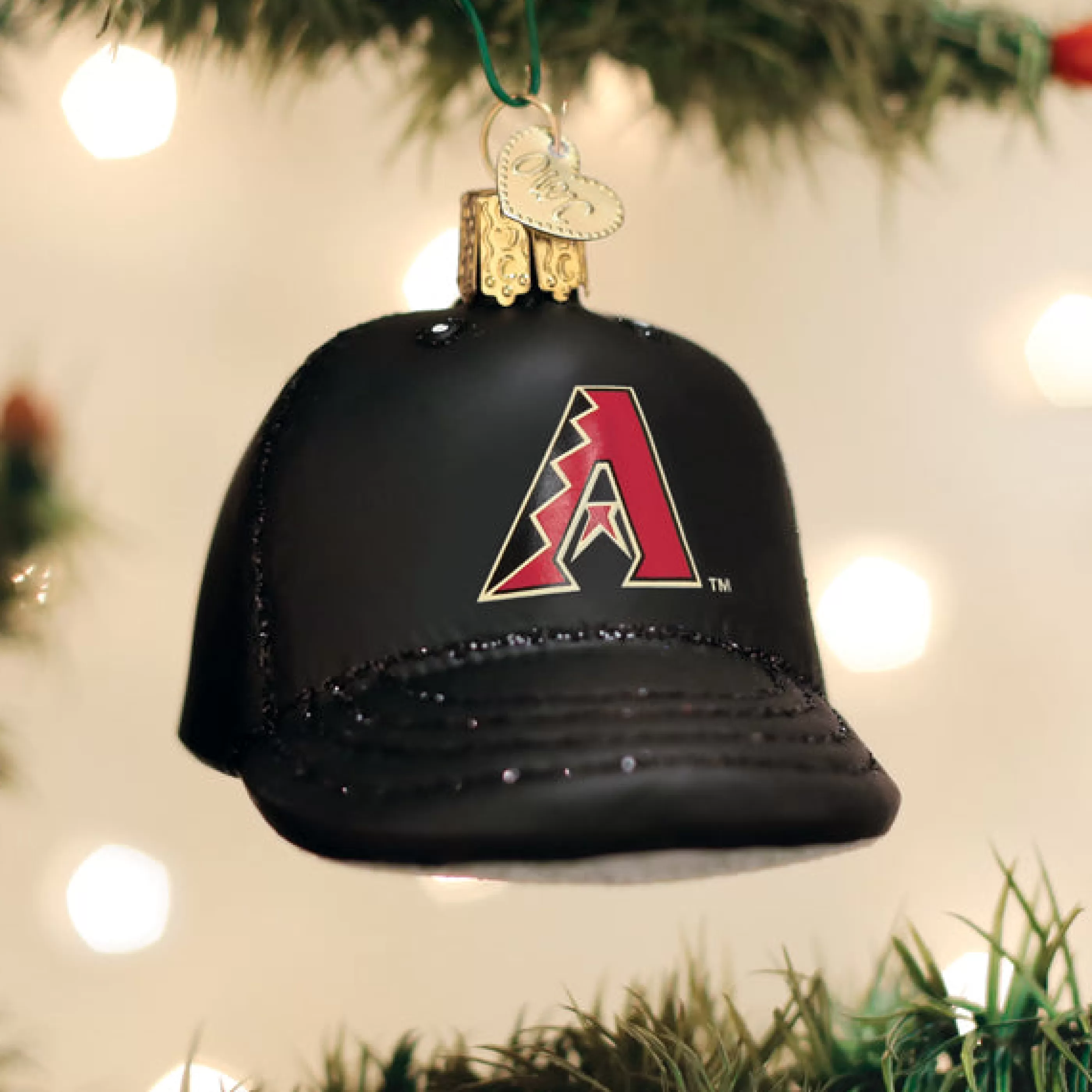 EAST WEST Diamondbacks Baseball Cap Ornament