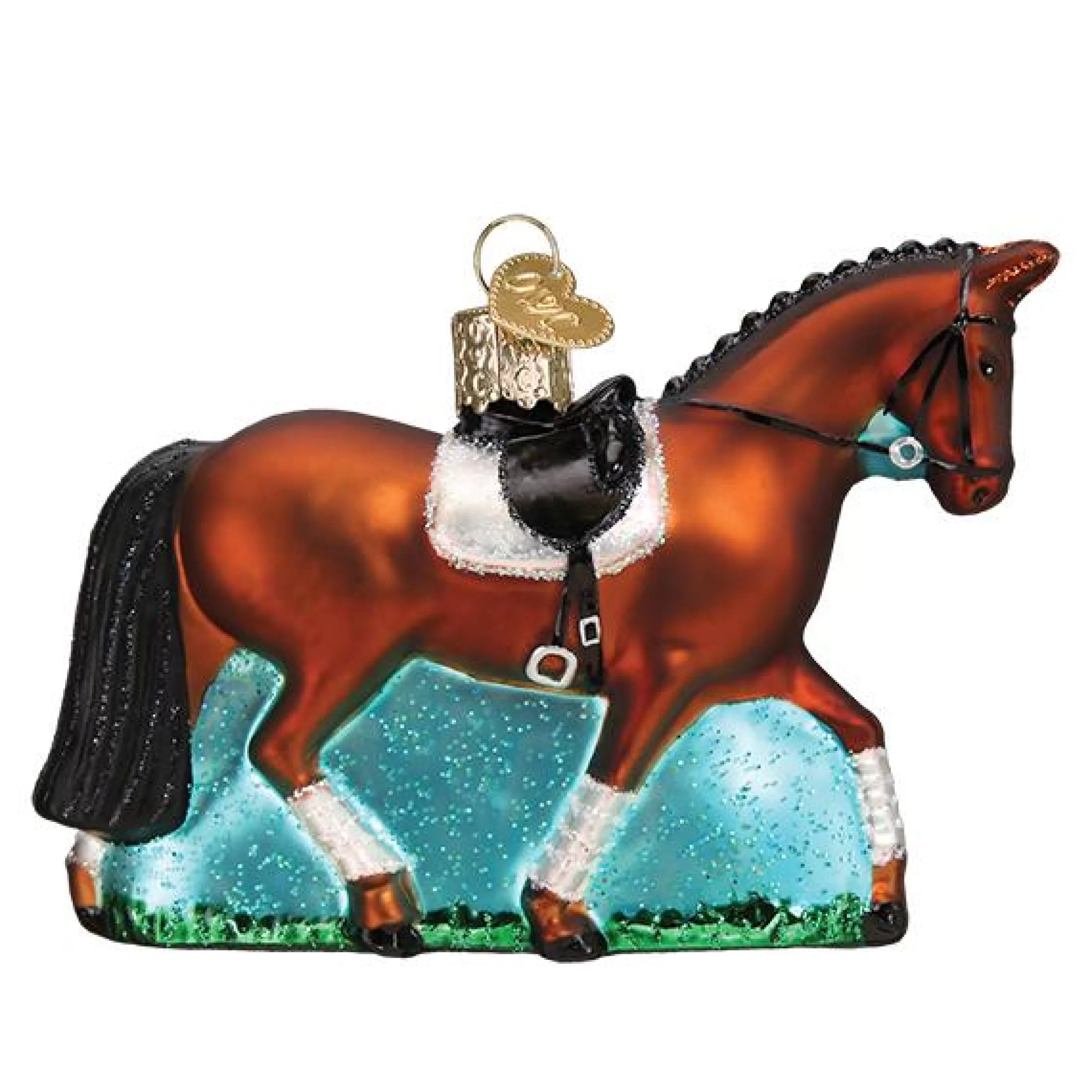 EAST WEST Dressage Horse Ornament