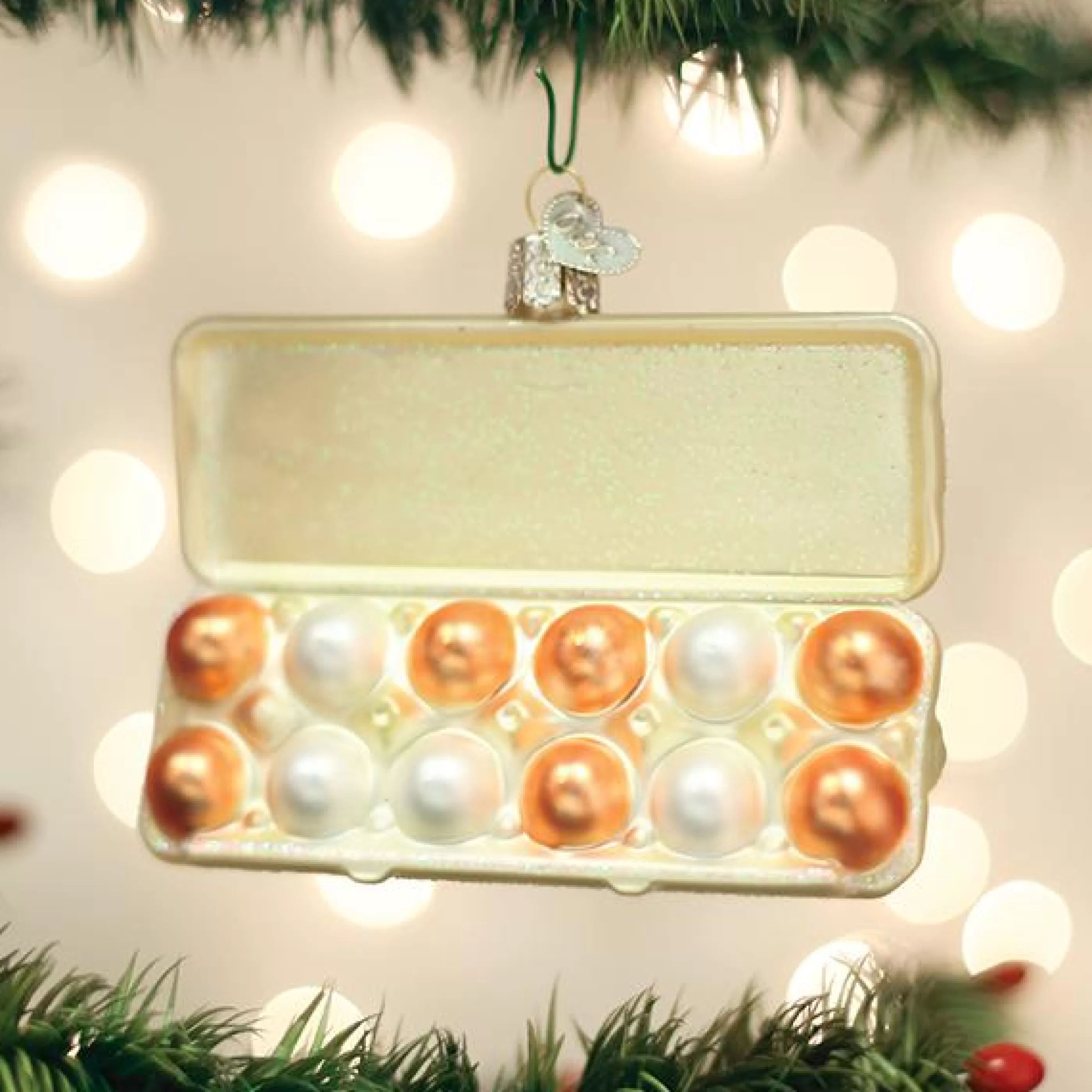 EAST WEST Egg Carton Ornament