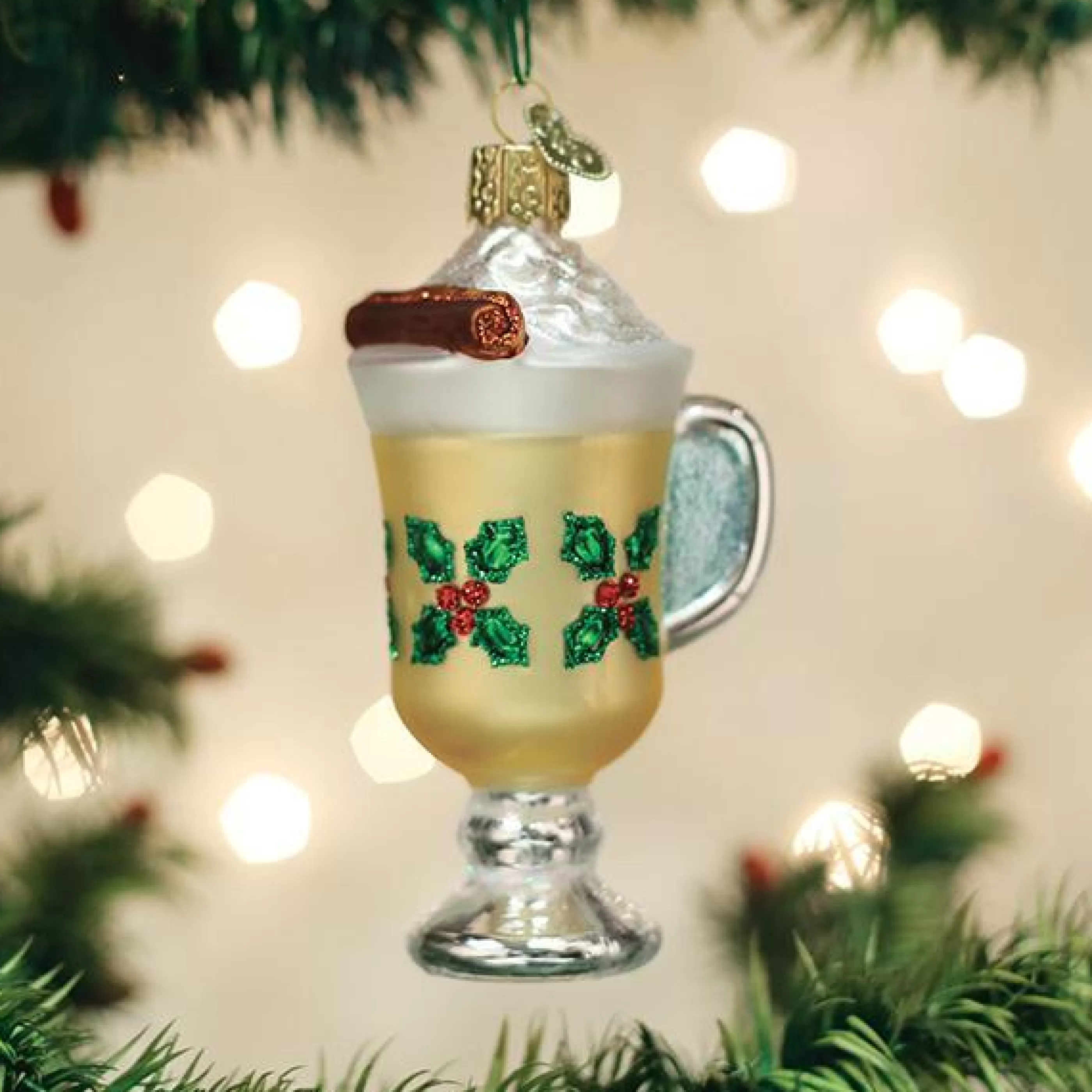 EAST WEST Eggnog Ornament