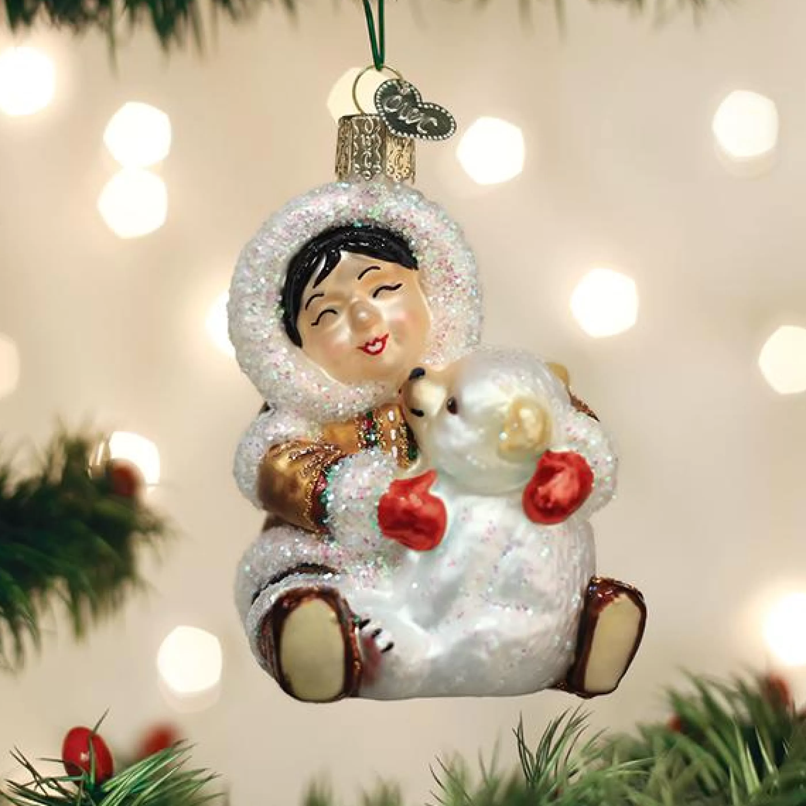 Kasa World Ltd Eskimo Giggles Ornament