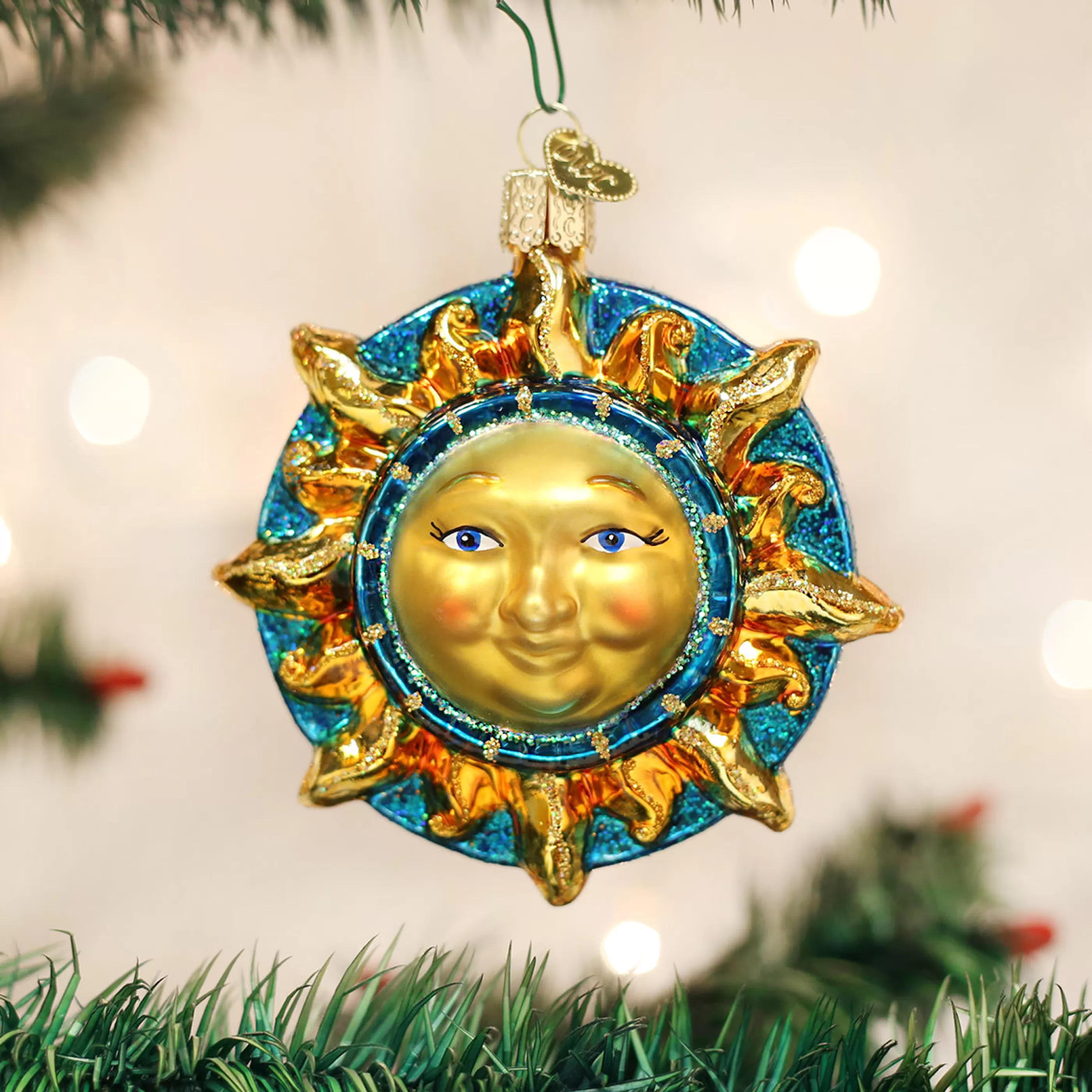 EAST WEST Fanciful Sun Ornament