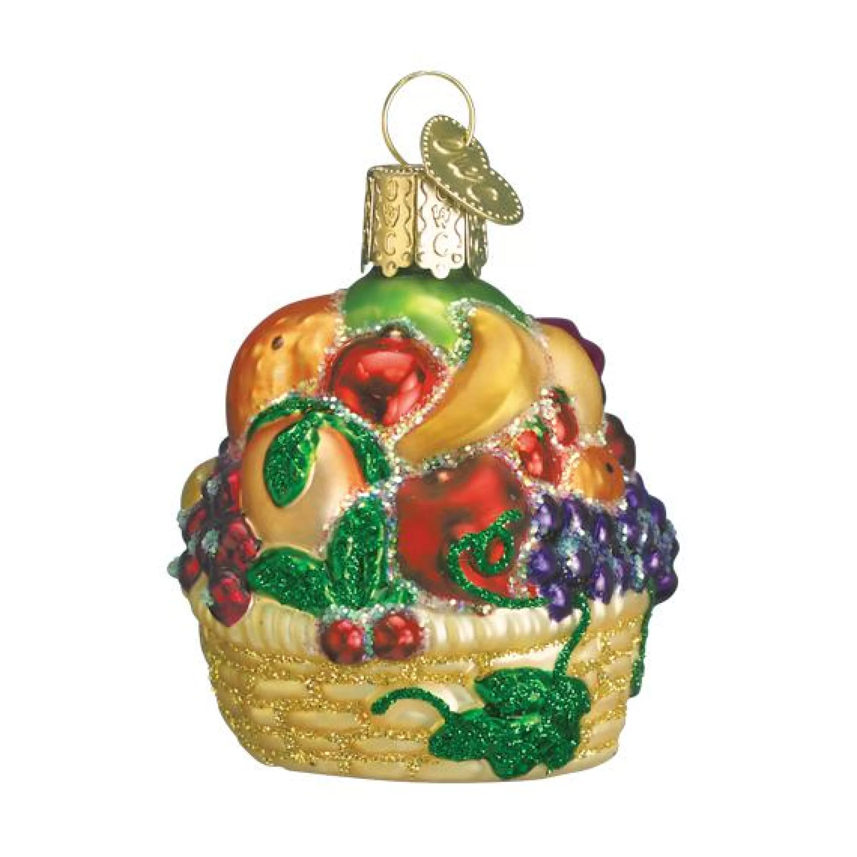 Kasa World Ltd Fancy Fruit Basket Ornament