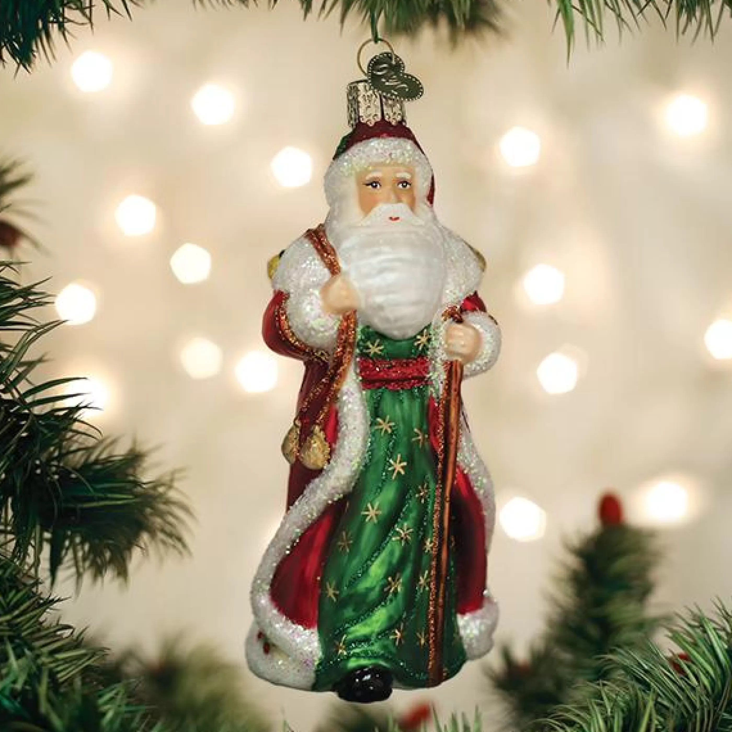 Kasa World Ltd Father Christmas With Bells