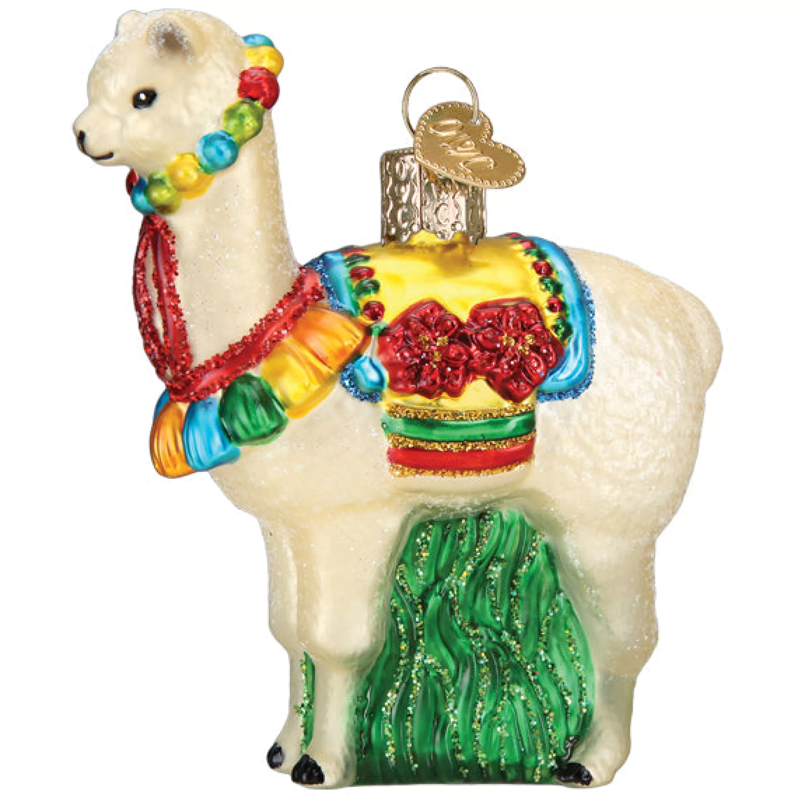 Kasa World Ltd Festive Alpaca Ornament