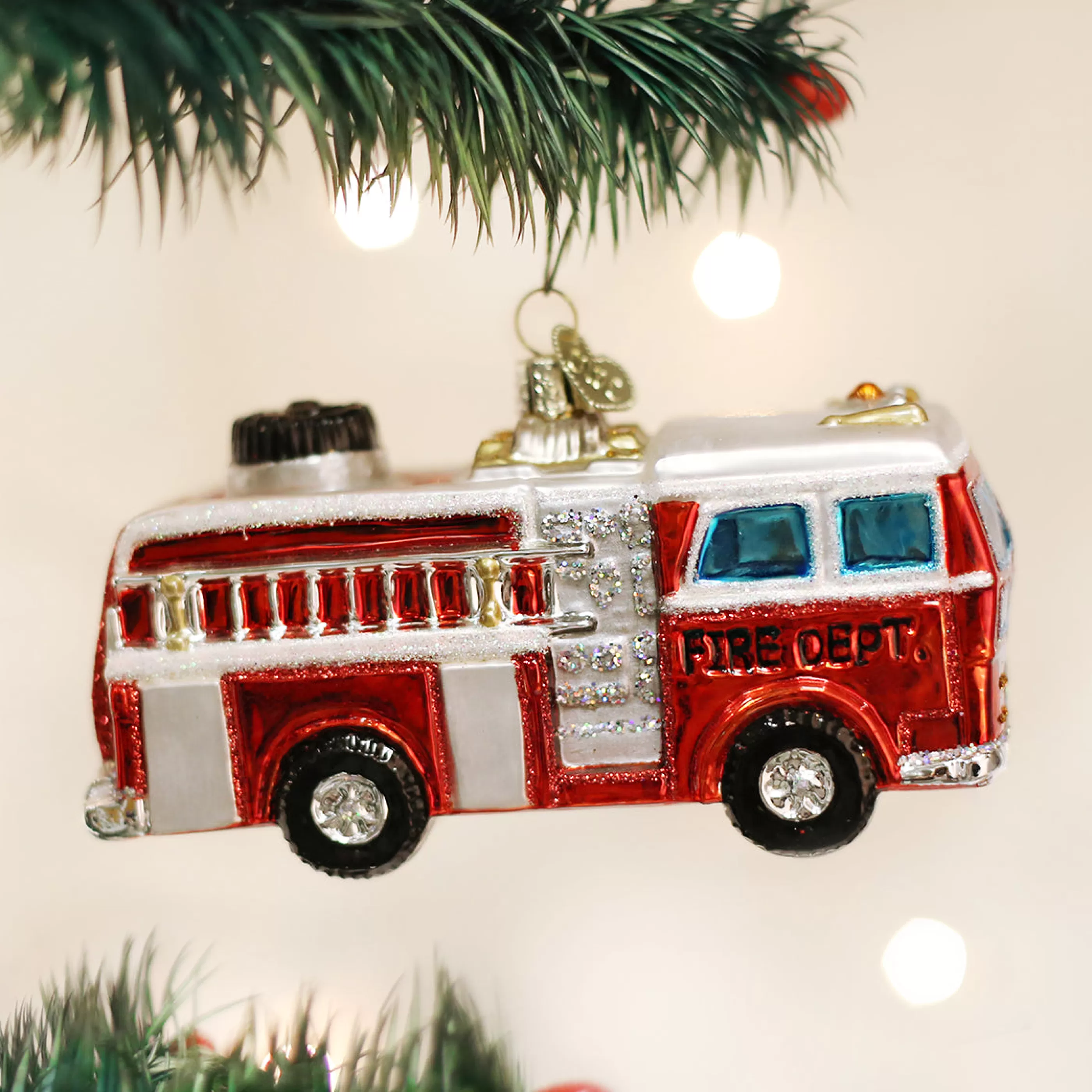 EAST WEST Fire Truck Ornament