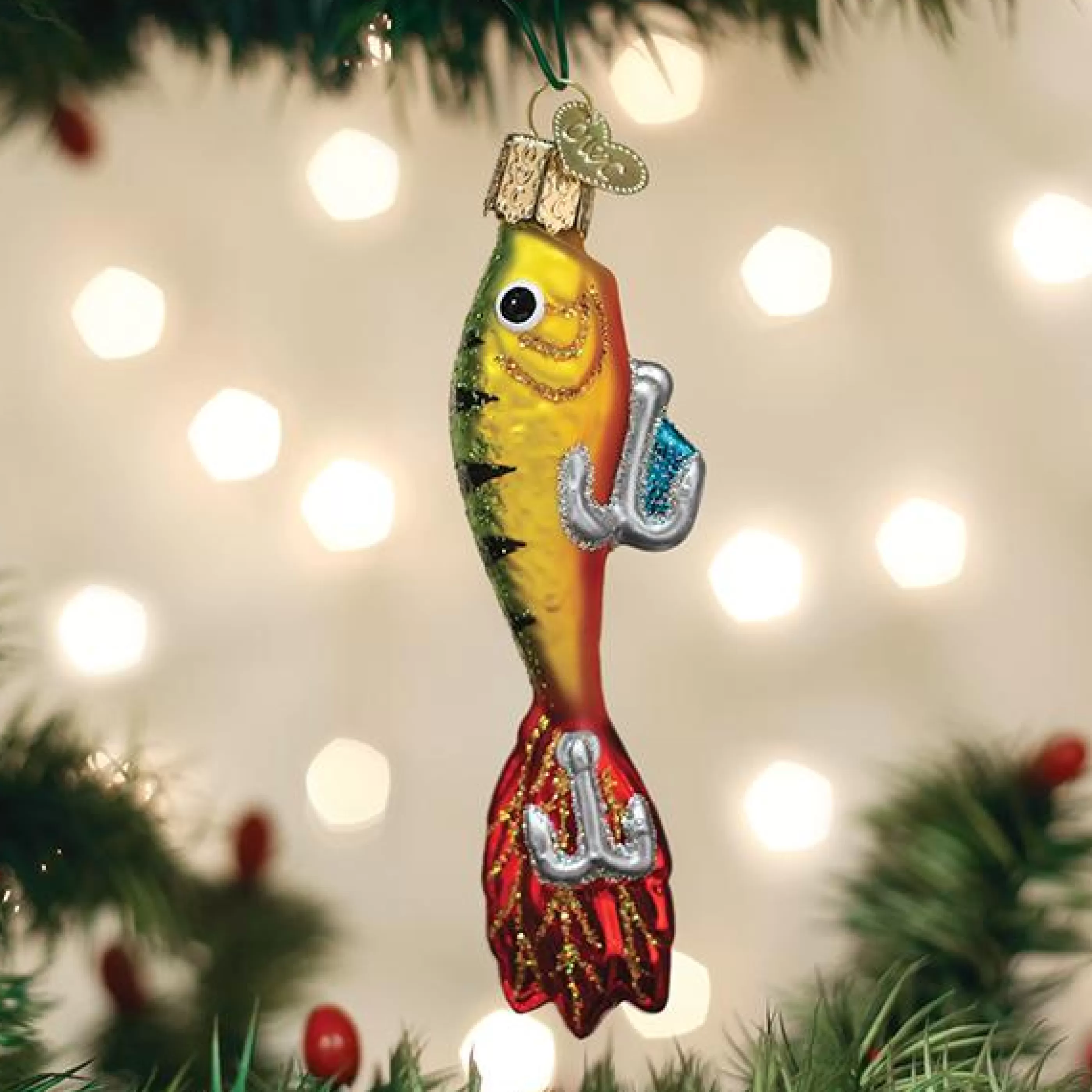 EAST WEST Fishing Lure Ornament