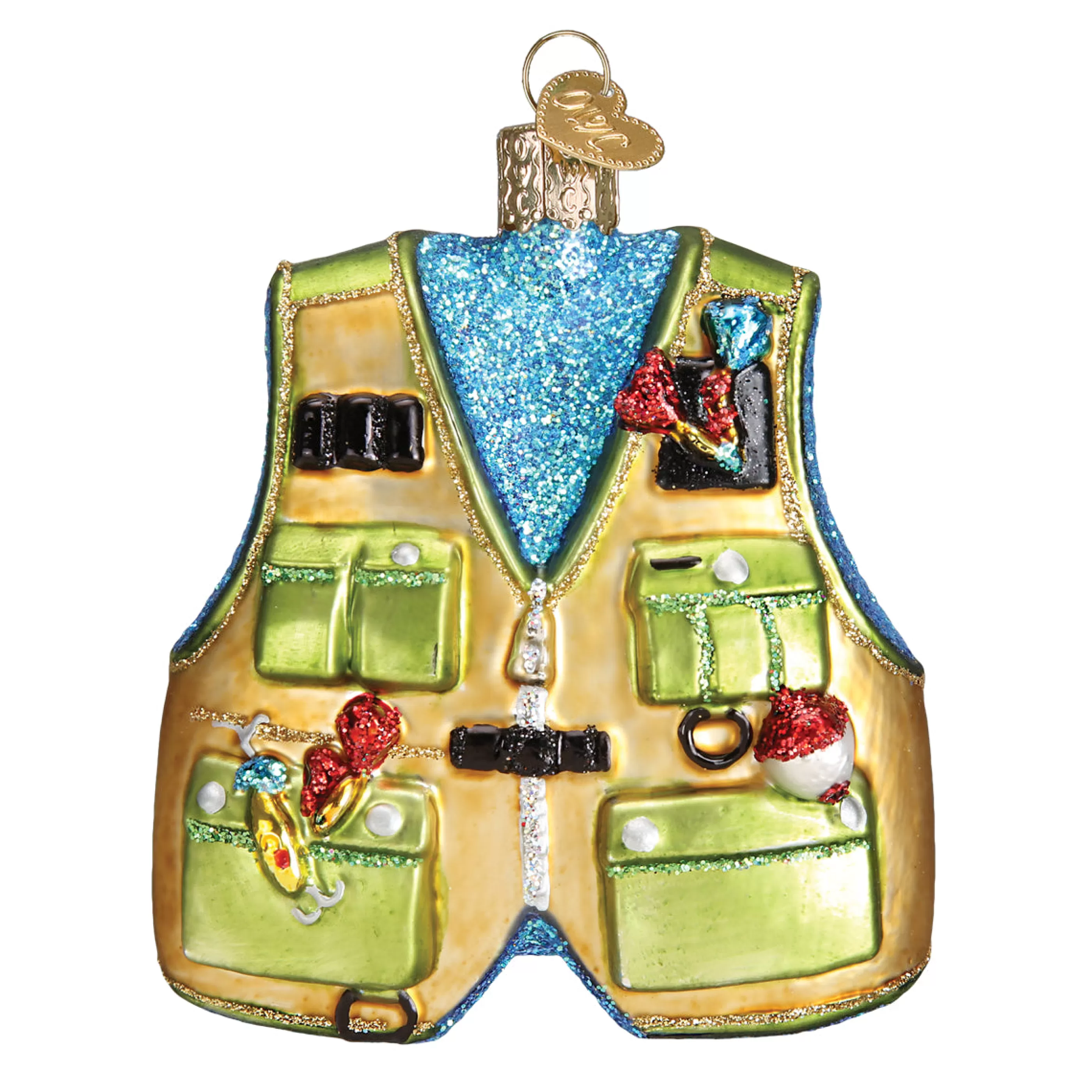 Kasa World Ltd Fishing Vest Ornament