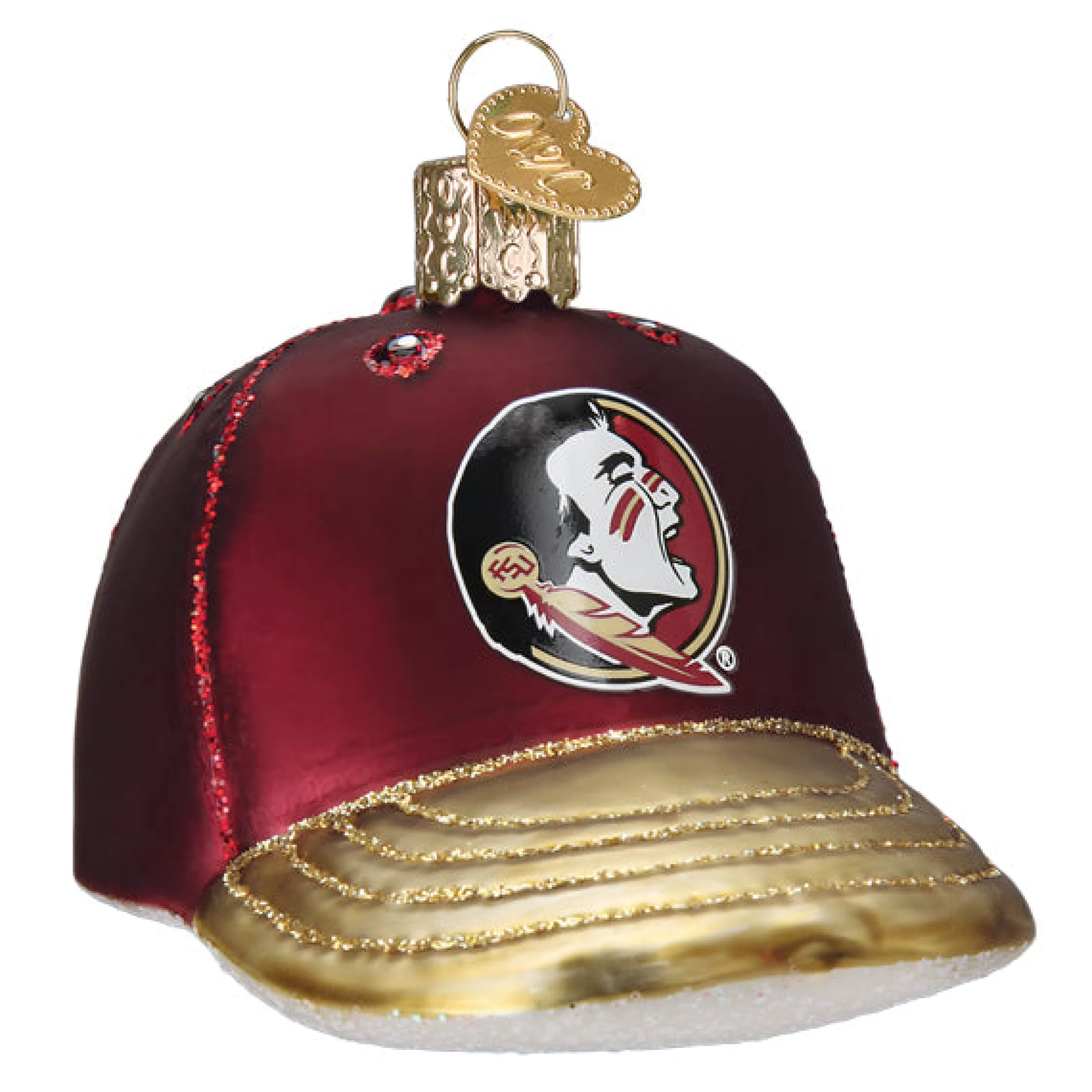 EAST WEST Florida State Baseball Cap Ornament