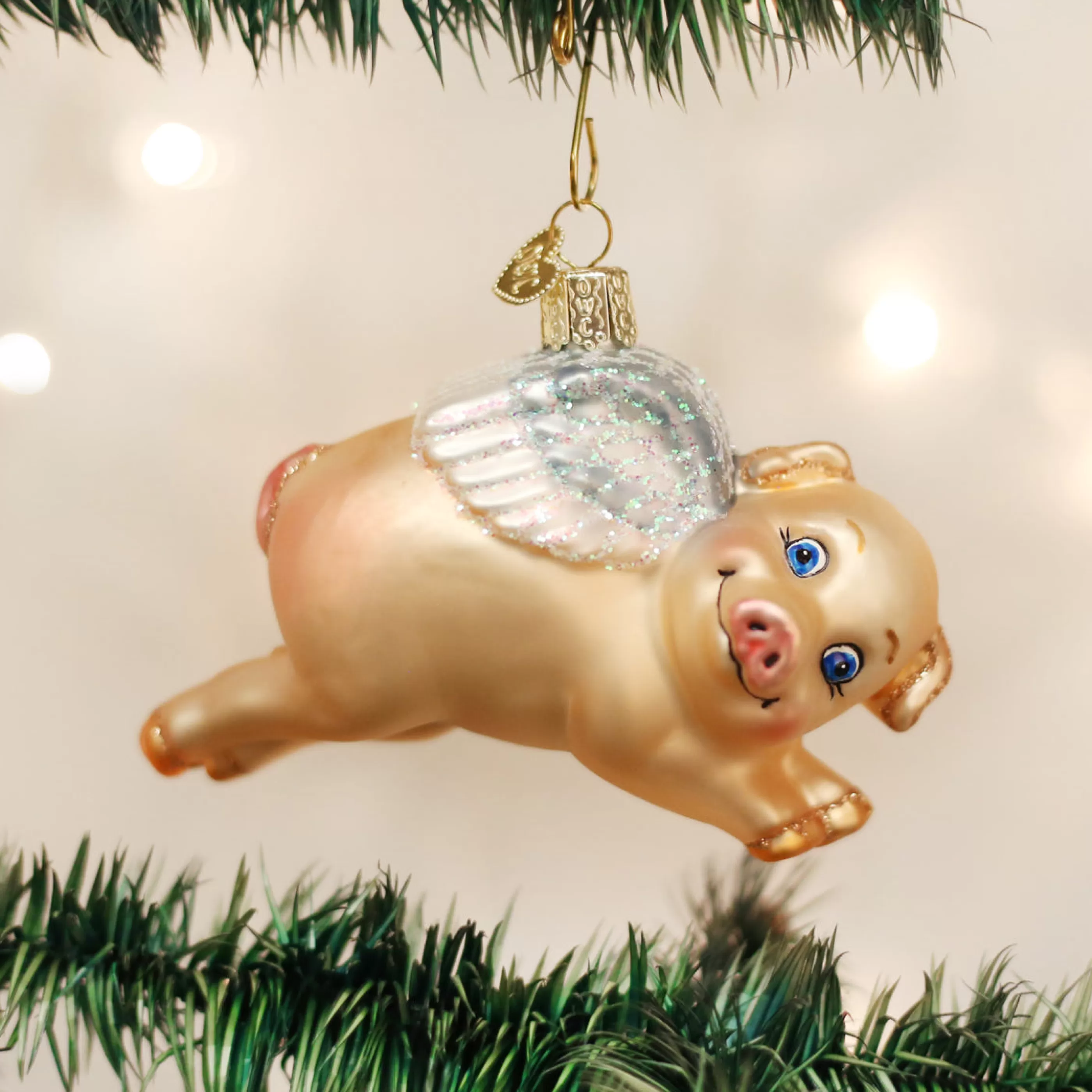 Kasa World Ltd Flying Pig Ornament