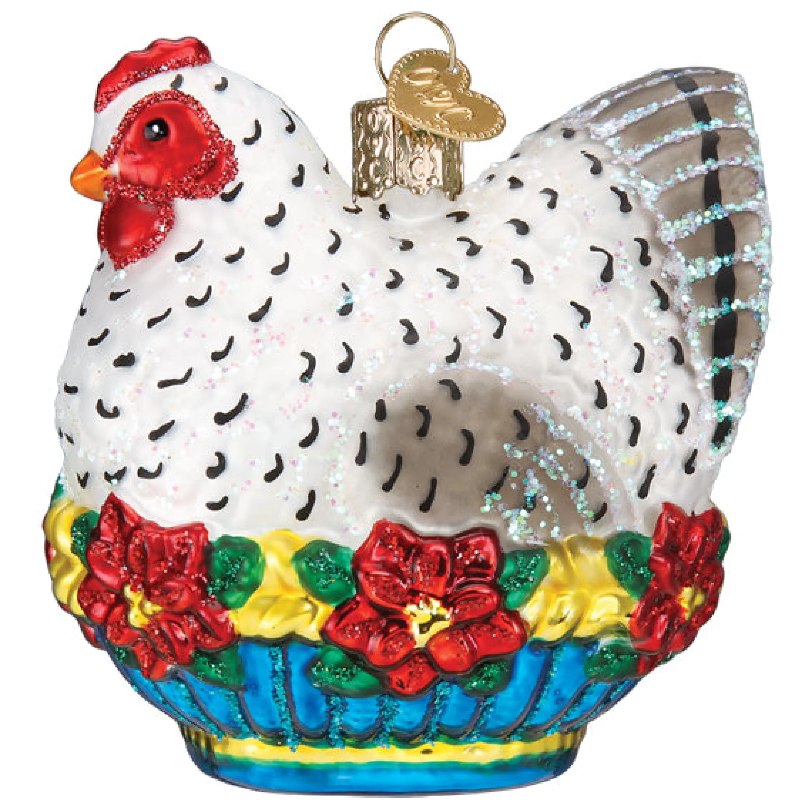 Kasa World Ltd French Hen Ornament