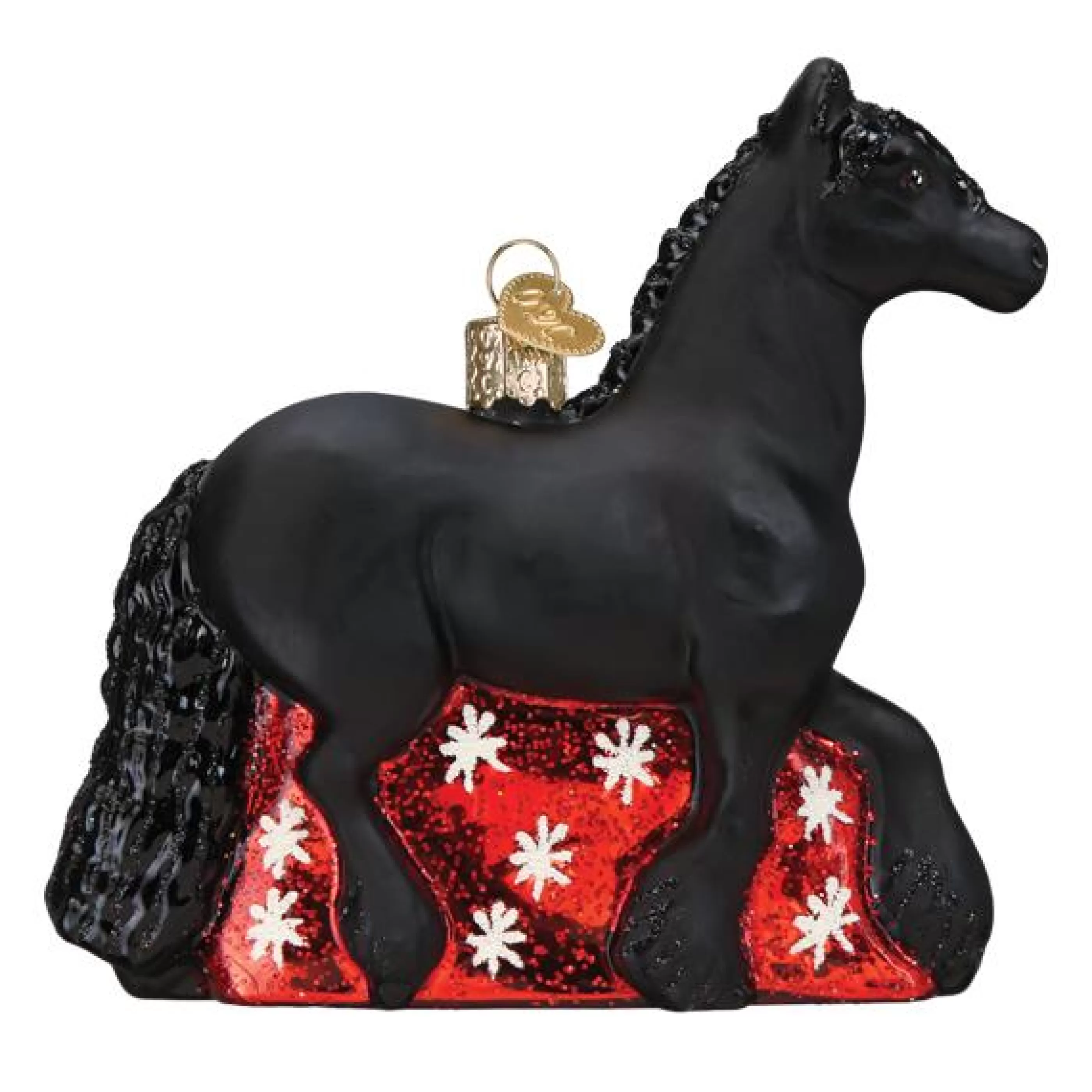 Kasa World Ltd Friesian Horse Ornament