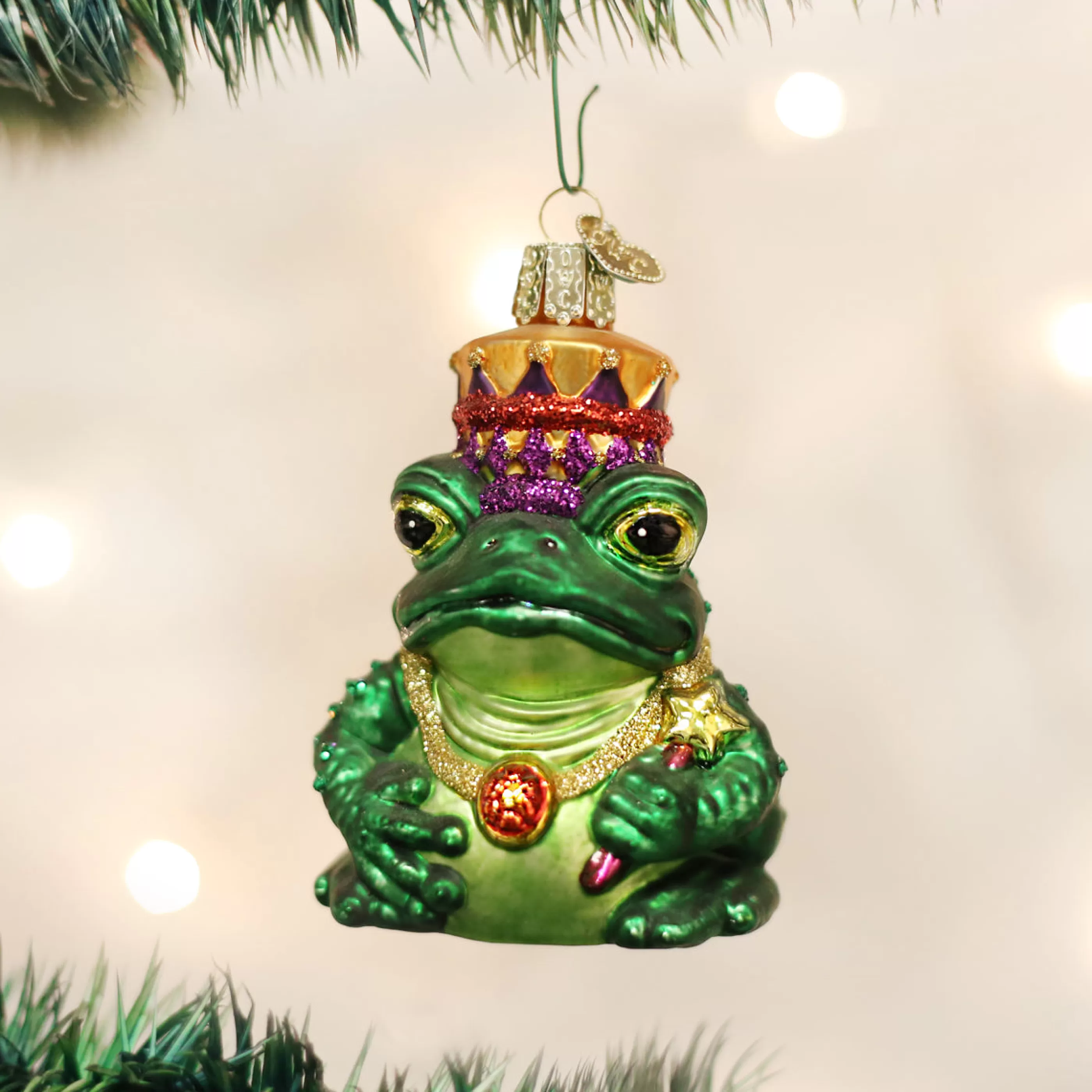 Kasa World Ltd Frog King Ornament