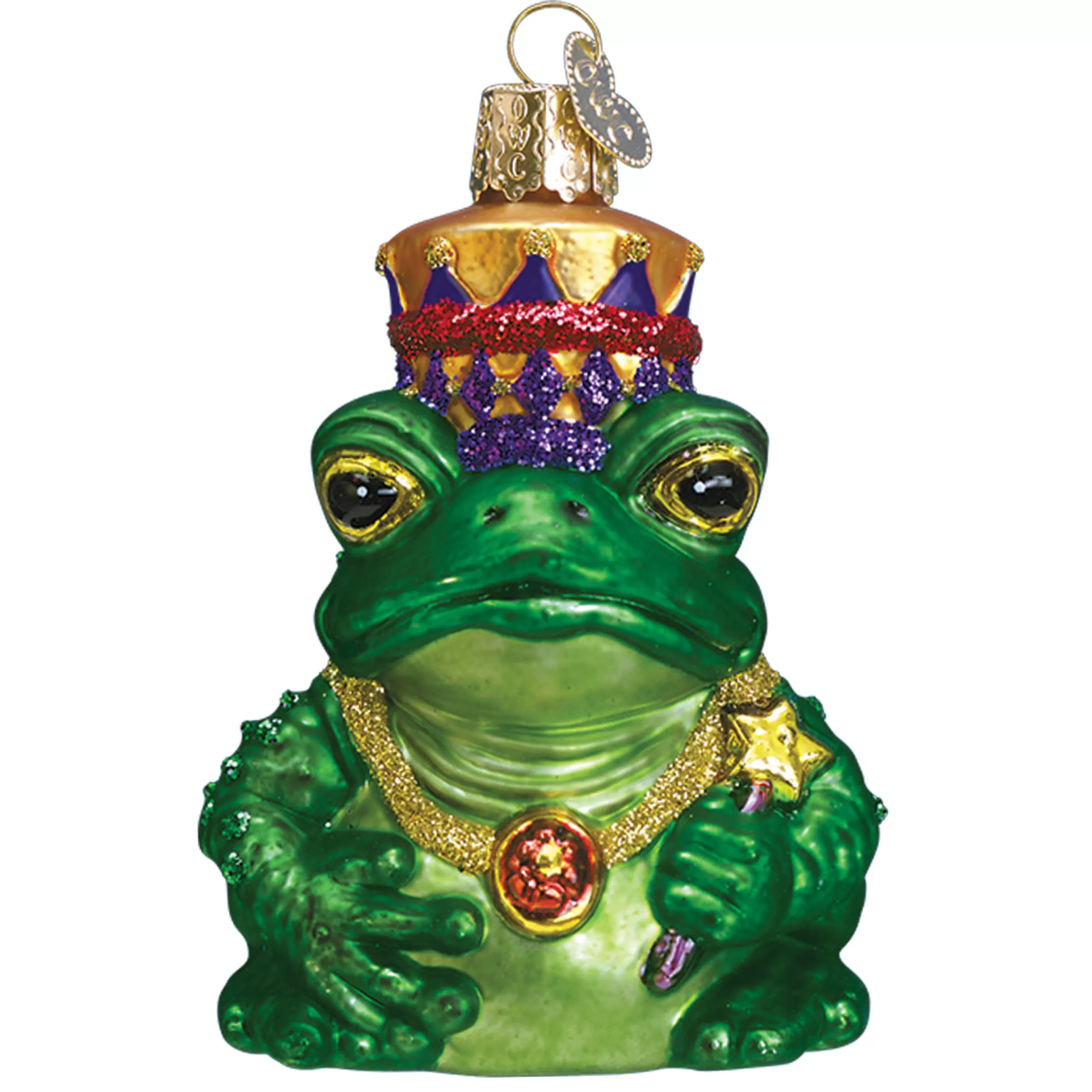 Kasa World Ltd Frog King Ornament