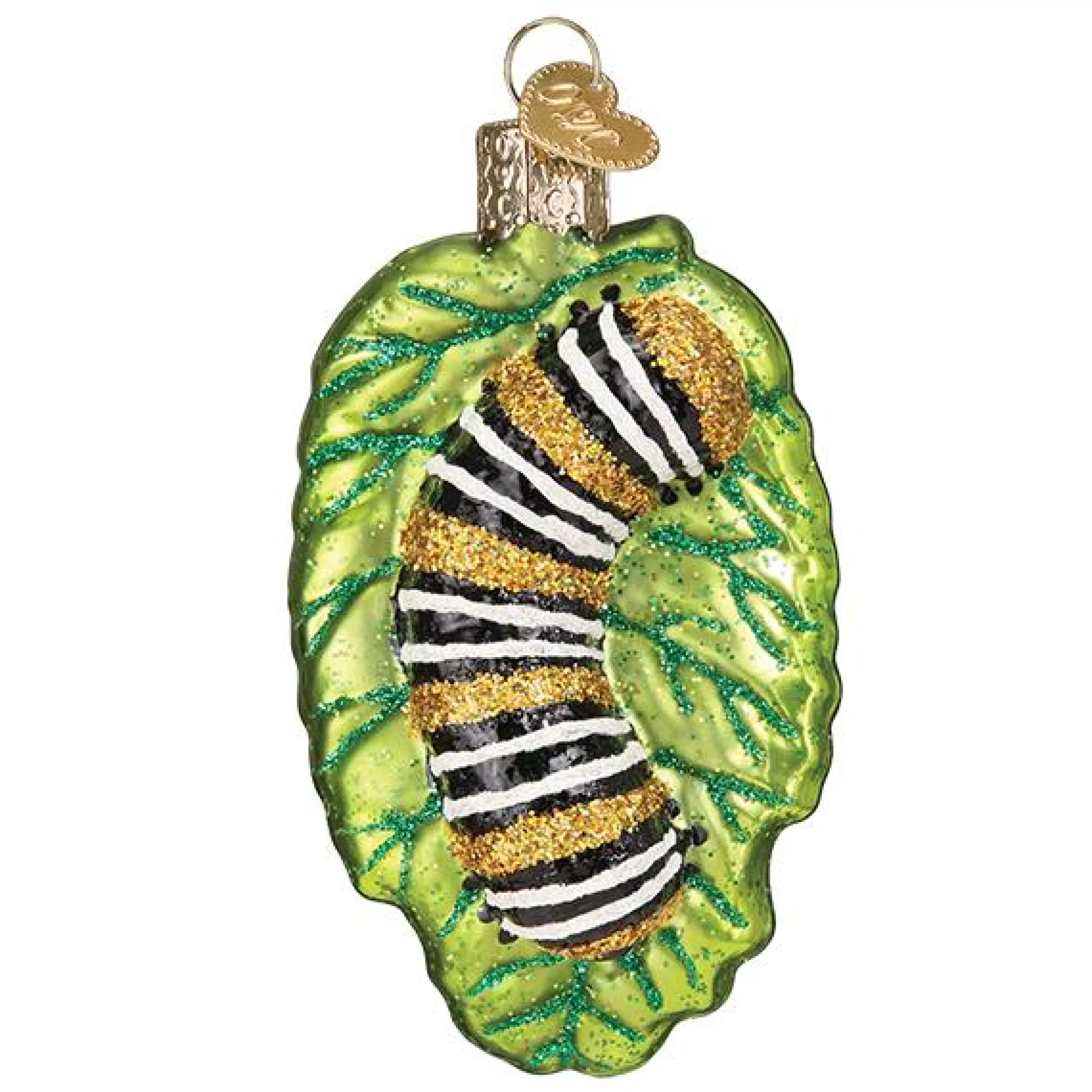 Kasa World Ltd Fuzzy Caterpillar Ornament