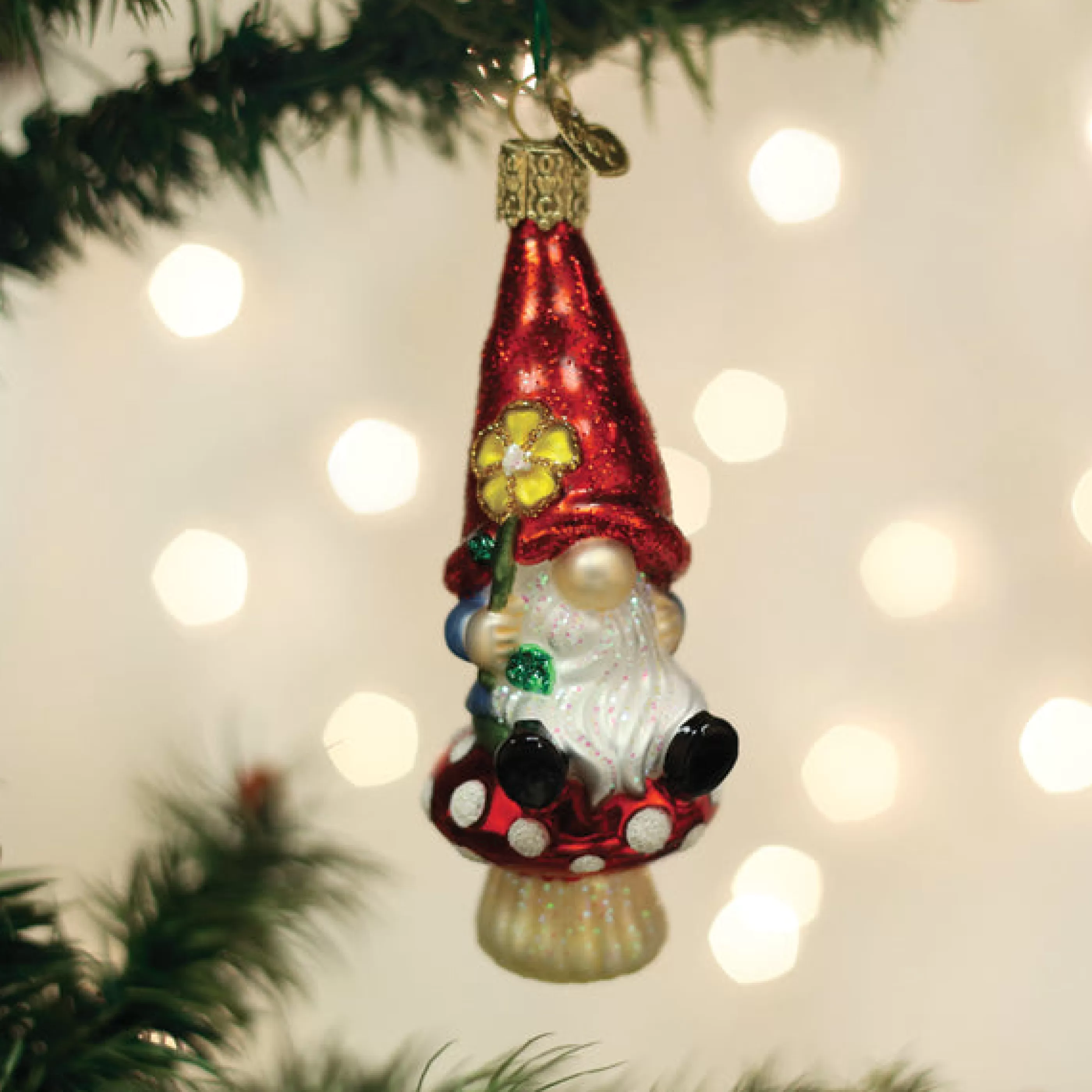 EAST WEST Garden Gnome Ornament