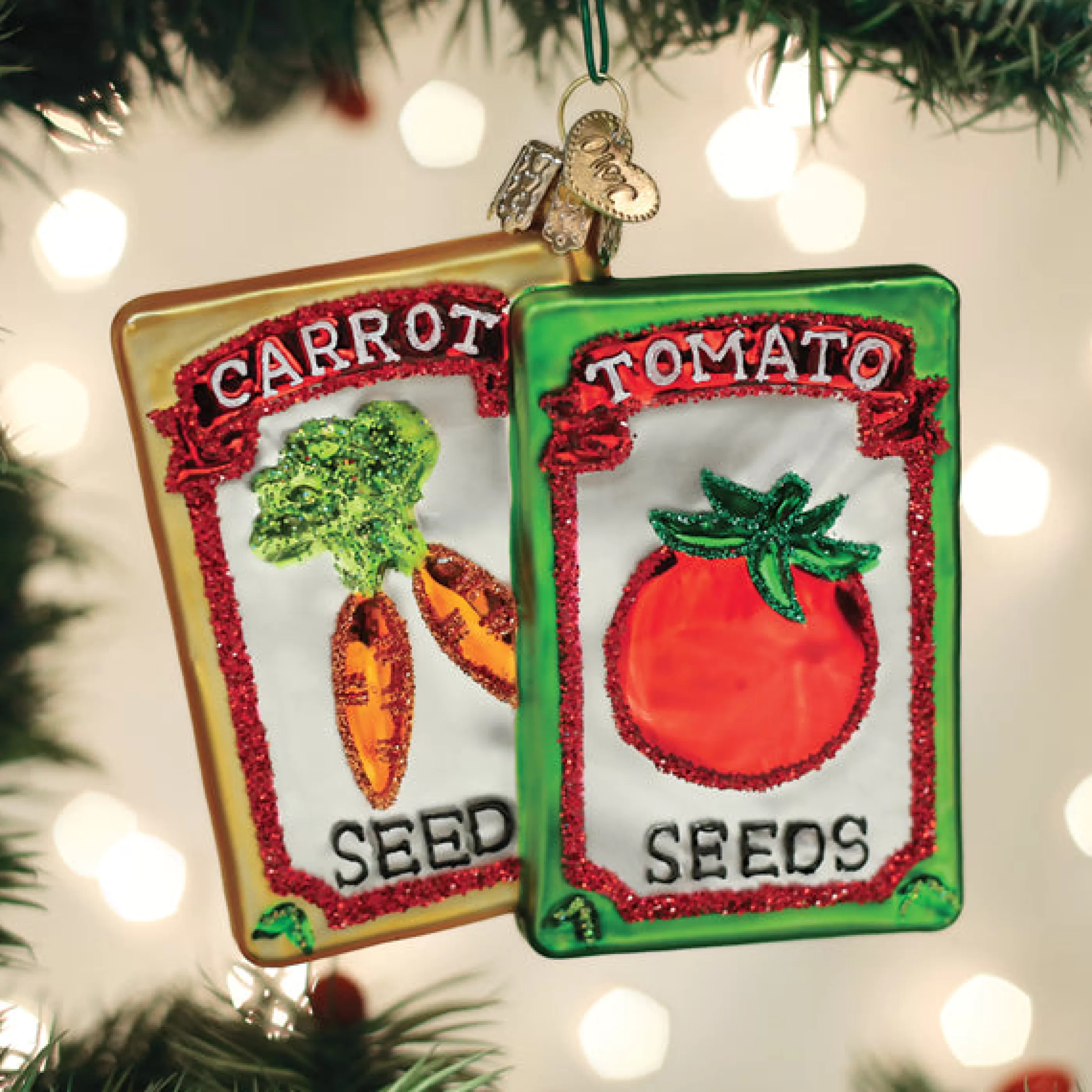 EAST WEST Garden Seeds Ornament