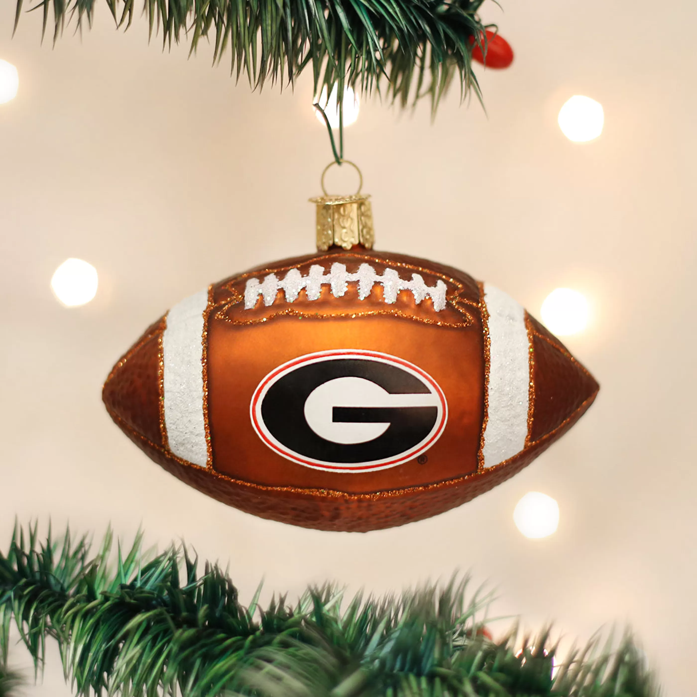 EAST WEST Georgia Football Ornament