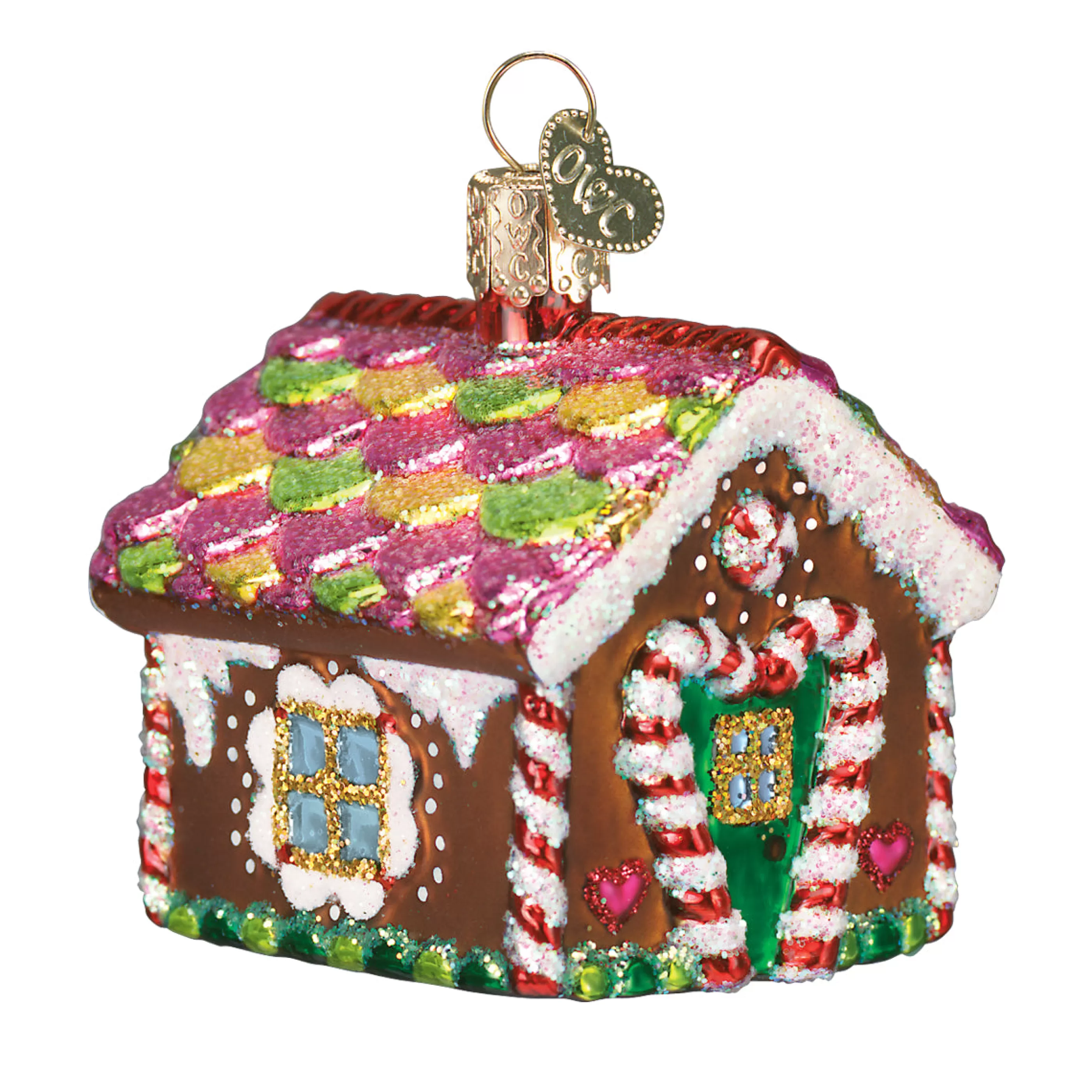 EAST WEST Gingerbread House Ornament